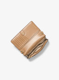 Michael Kors Jet Set Leather and Signature Signature Logo Convertible Crossbody Bag Bag