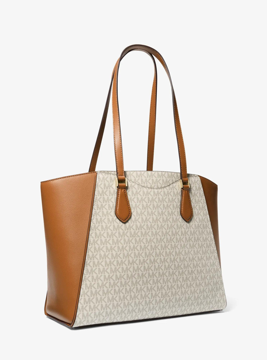 Michael Kors Taryn Large Signature Signature Logo and Leather Tote Bag Work Shoulder Bag