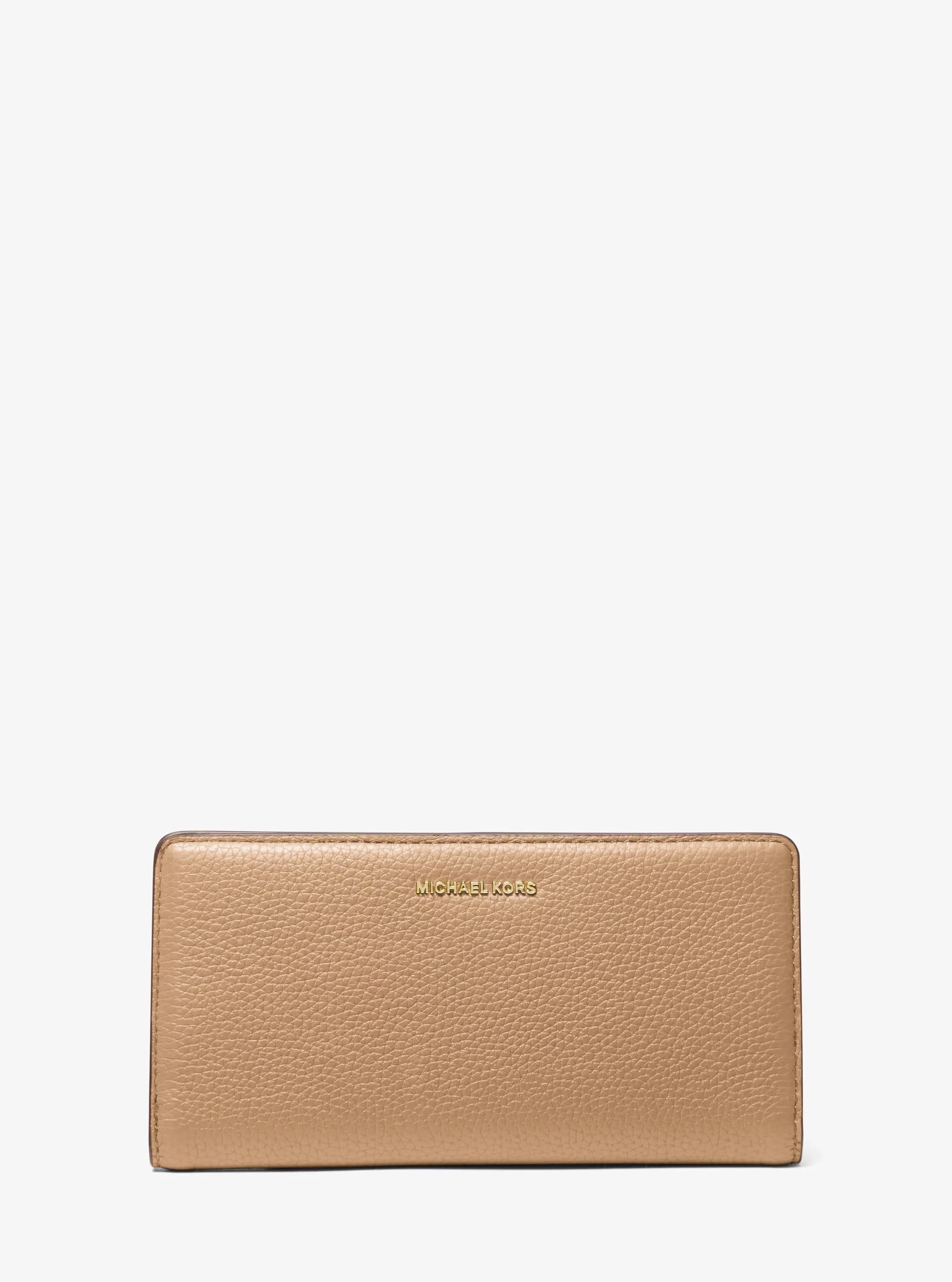 Michael Kors Bryant Large Pebbled Leather Snap-Front Wallet