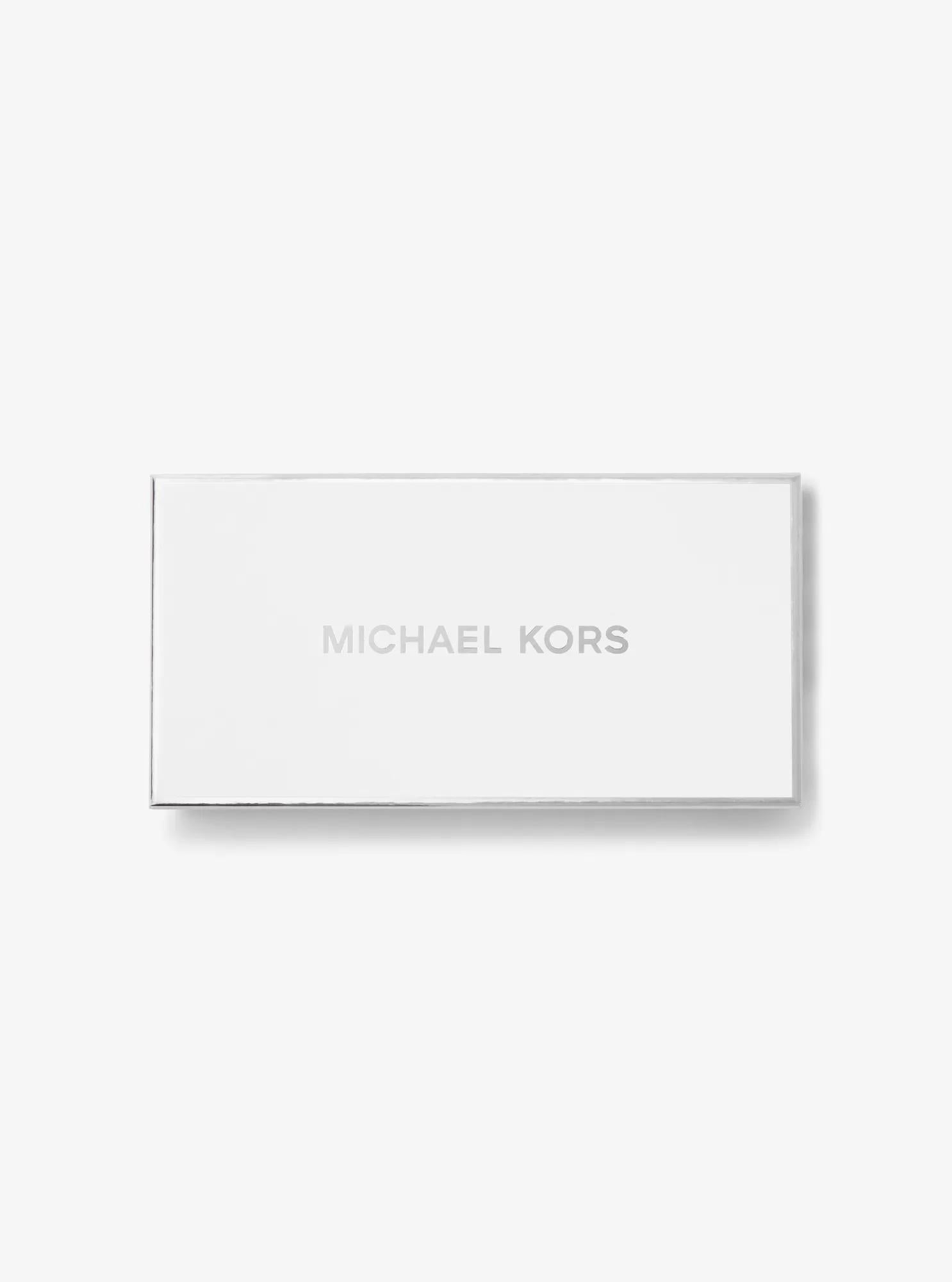 Michael Kors Jet Set Large Signature Signature Logo Snap-Front Wallet