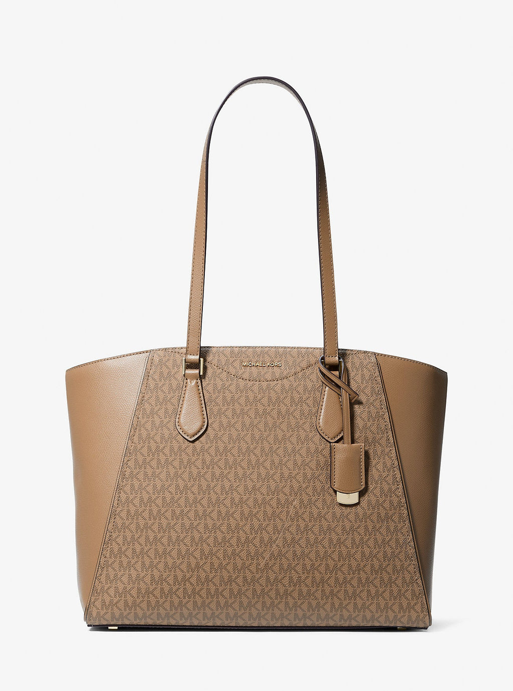 Michael Kors Taryn Large Signature Signature Logo and Leather Tote Bag Work Shoulder Bag