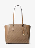 Michael Kors Taryn Large Signature Signature Logo and Leather Tote Bag Work Shoulder Bag