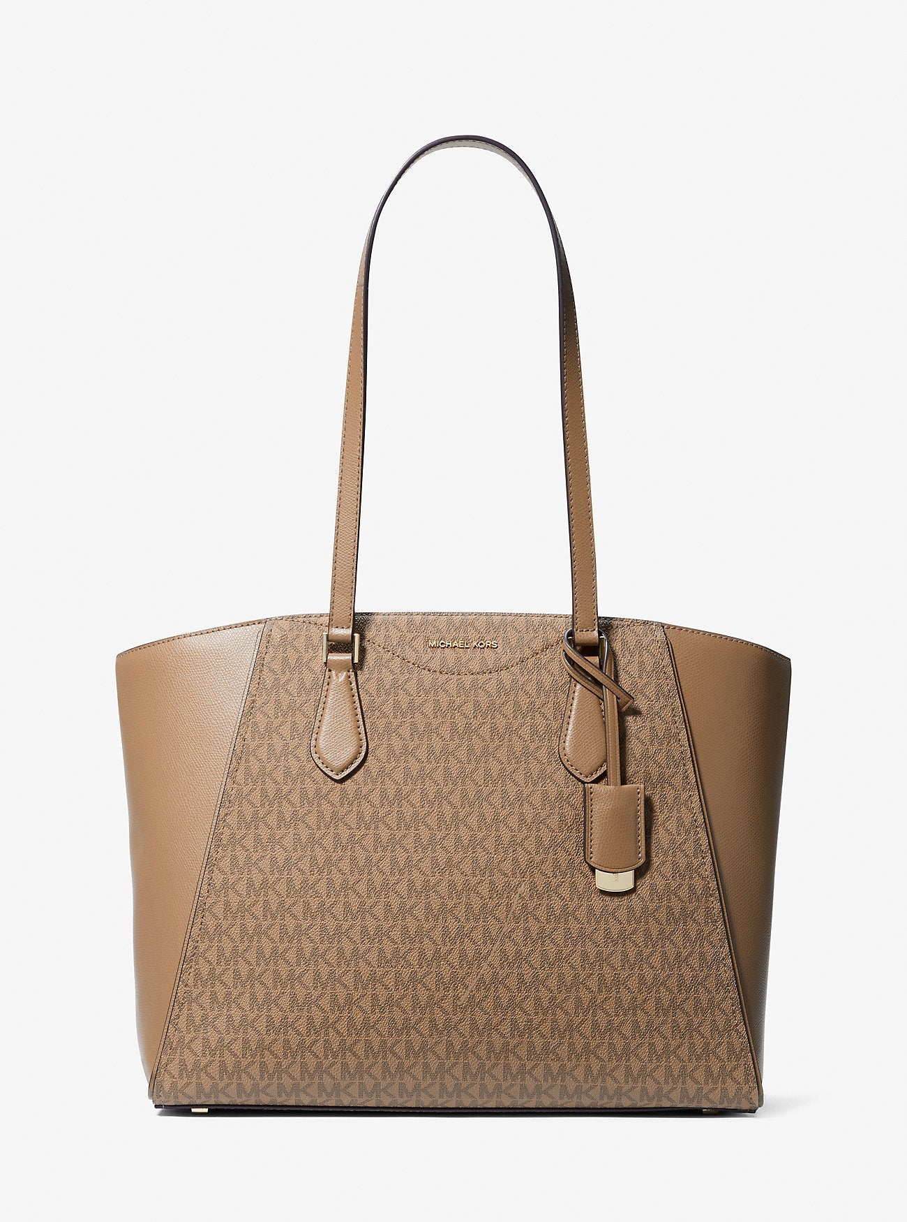 Michael Kors Taryn Large Signature Signature Logo and Leather Tote Bag Work Shoulder Bag