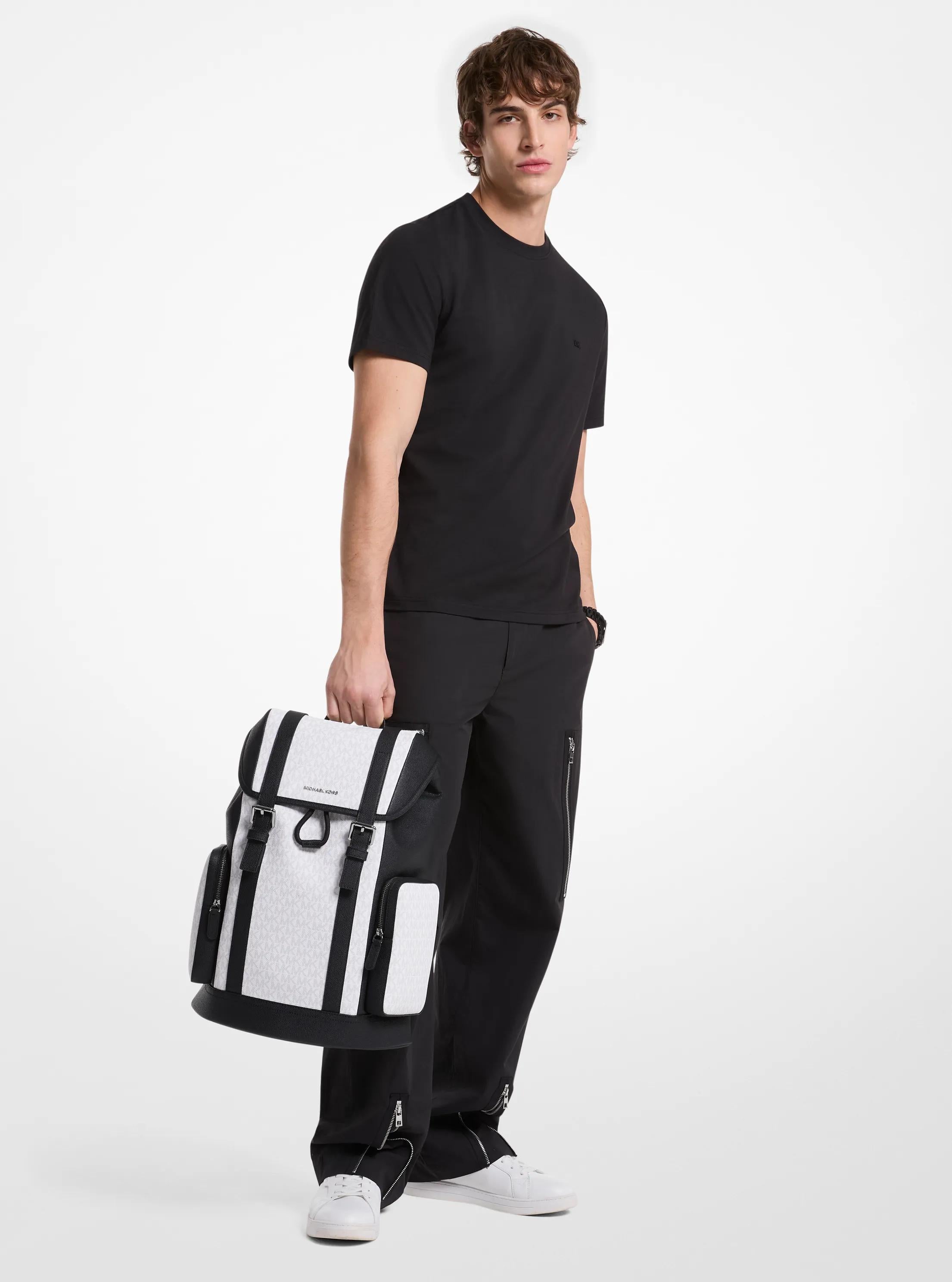 Michael Kors Hudson Signature Signature Logo Backpack Travel School Bag