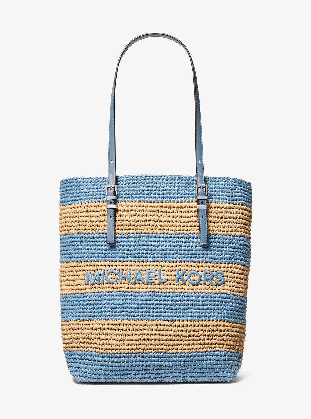Michael Kors Quinn Large Hand-Crocheted Tote Bag Work Shoulder Bag