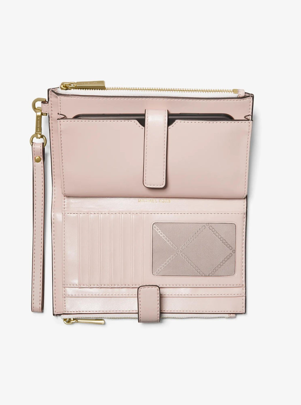 Michael Kors Adele Signature Logo Smartphone Wallet