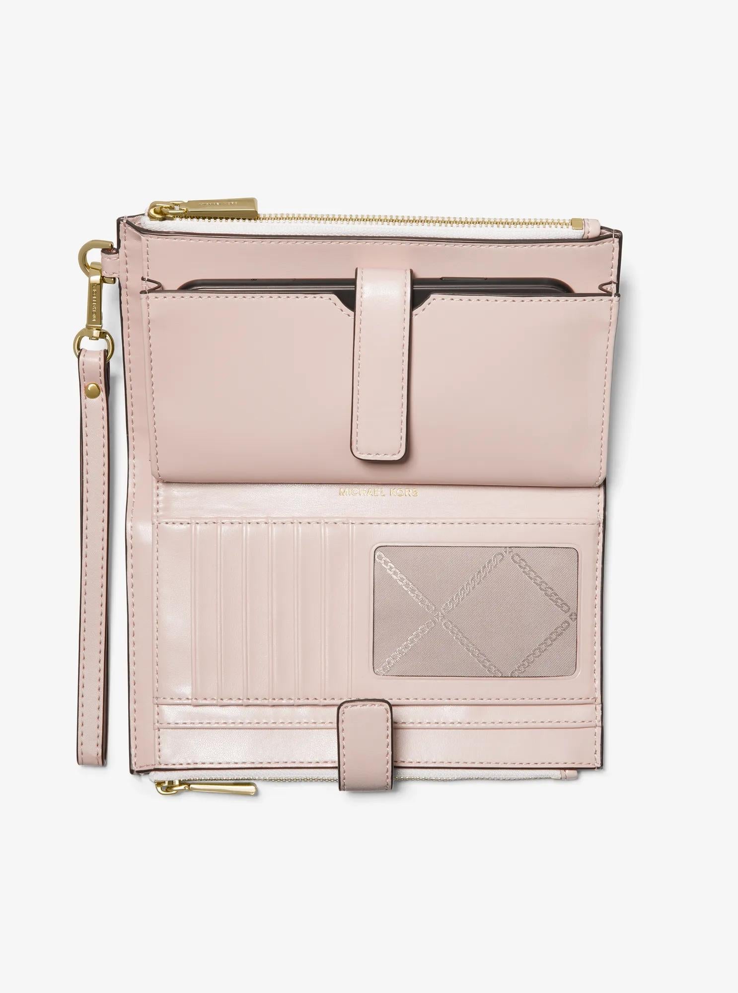 Michael Kors Adele Signature Logo Smartphone Wallet