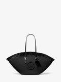 Michael Kors Isa Large Hand-Crocheted Fan Tote Bag Work Shoulder Bag
