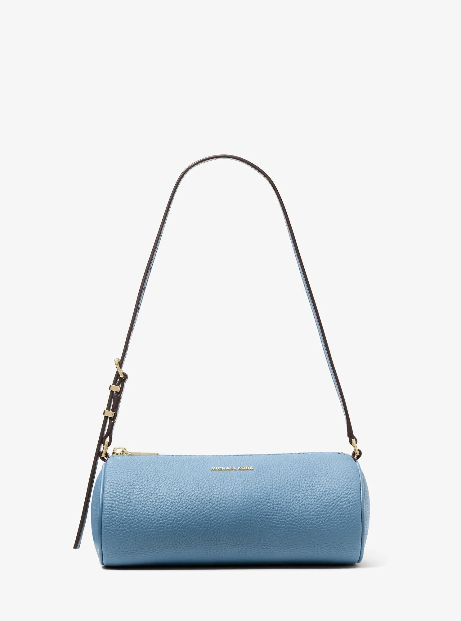 Michael Kors Izzy Small Pebbled Leather Barrel Pochette