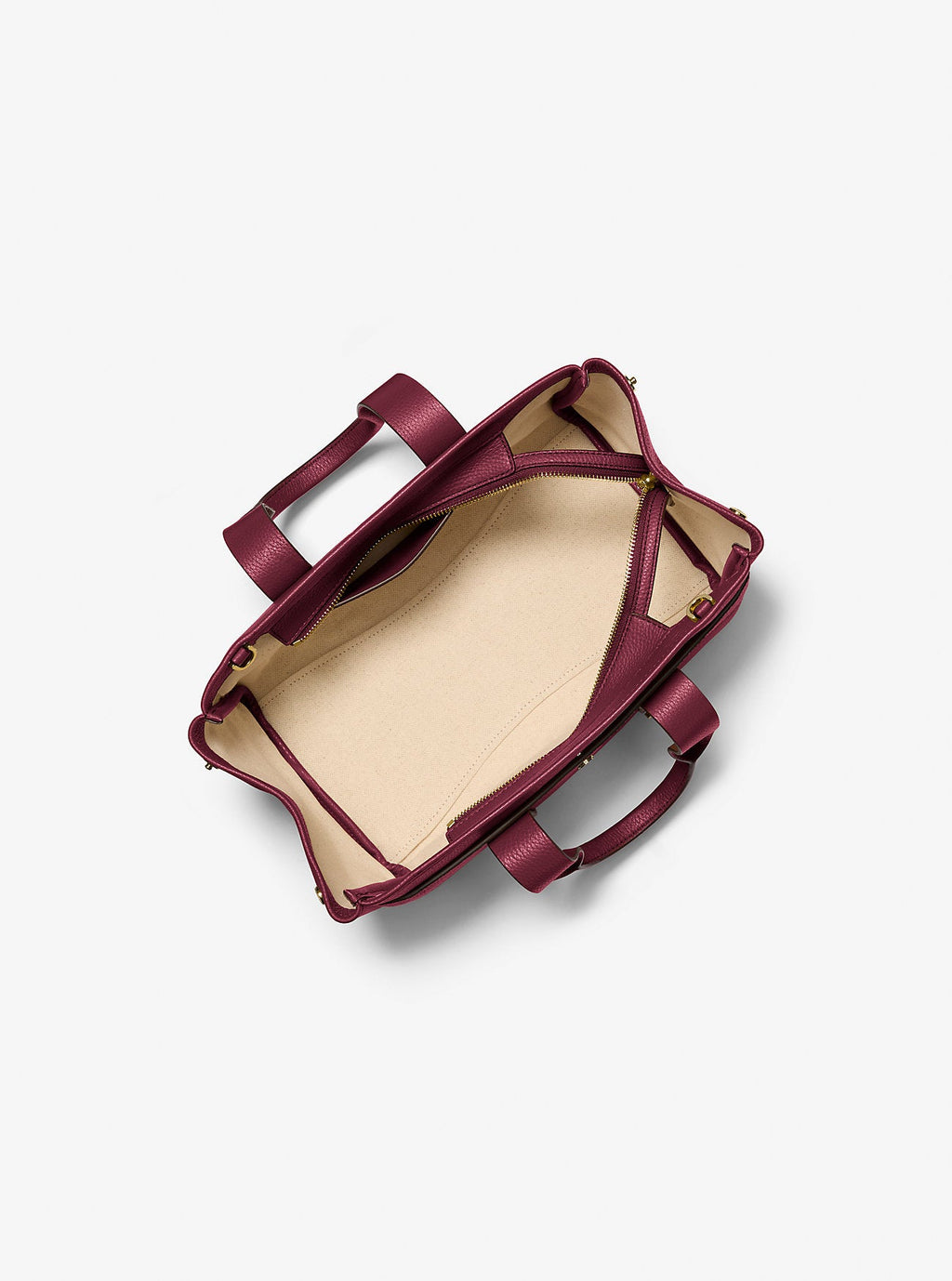 Michael Kors Romee Small Pebbled Leather Satchel