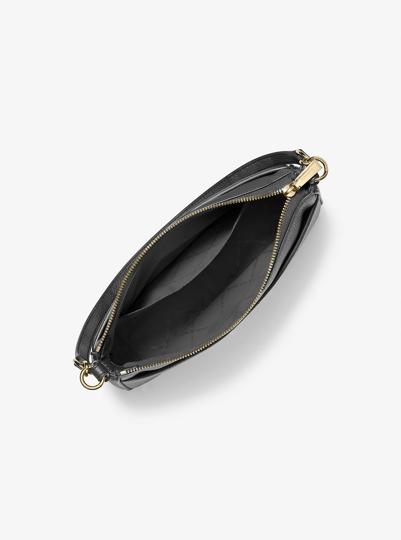 Michael Kors Jet Set Medium Pebbled Leather Convertible Crossbody Bag Bag