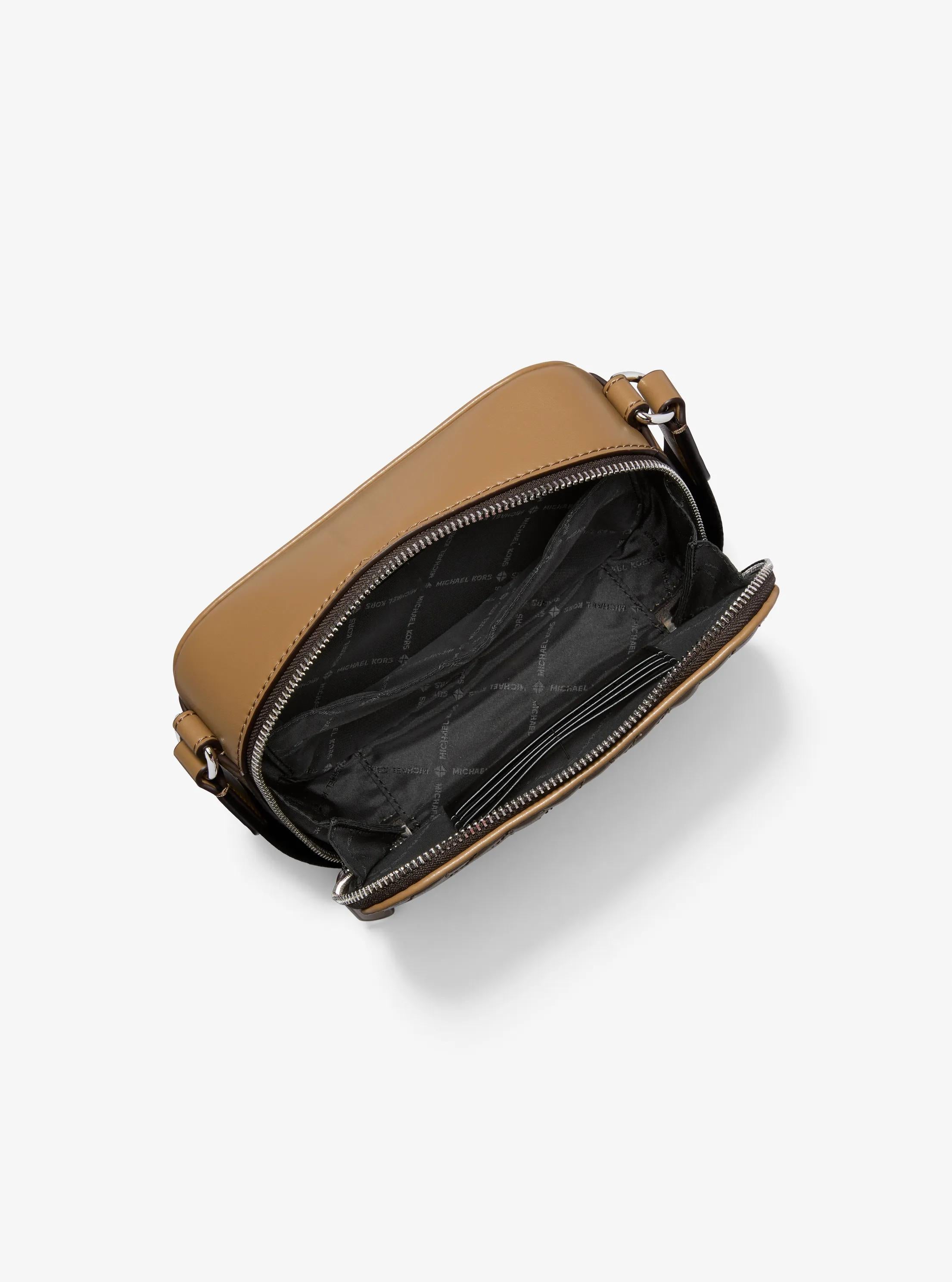 Michael Kors Hudson Signature Logo Embossed Crossbody Bag Bag