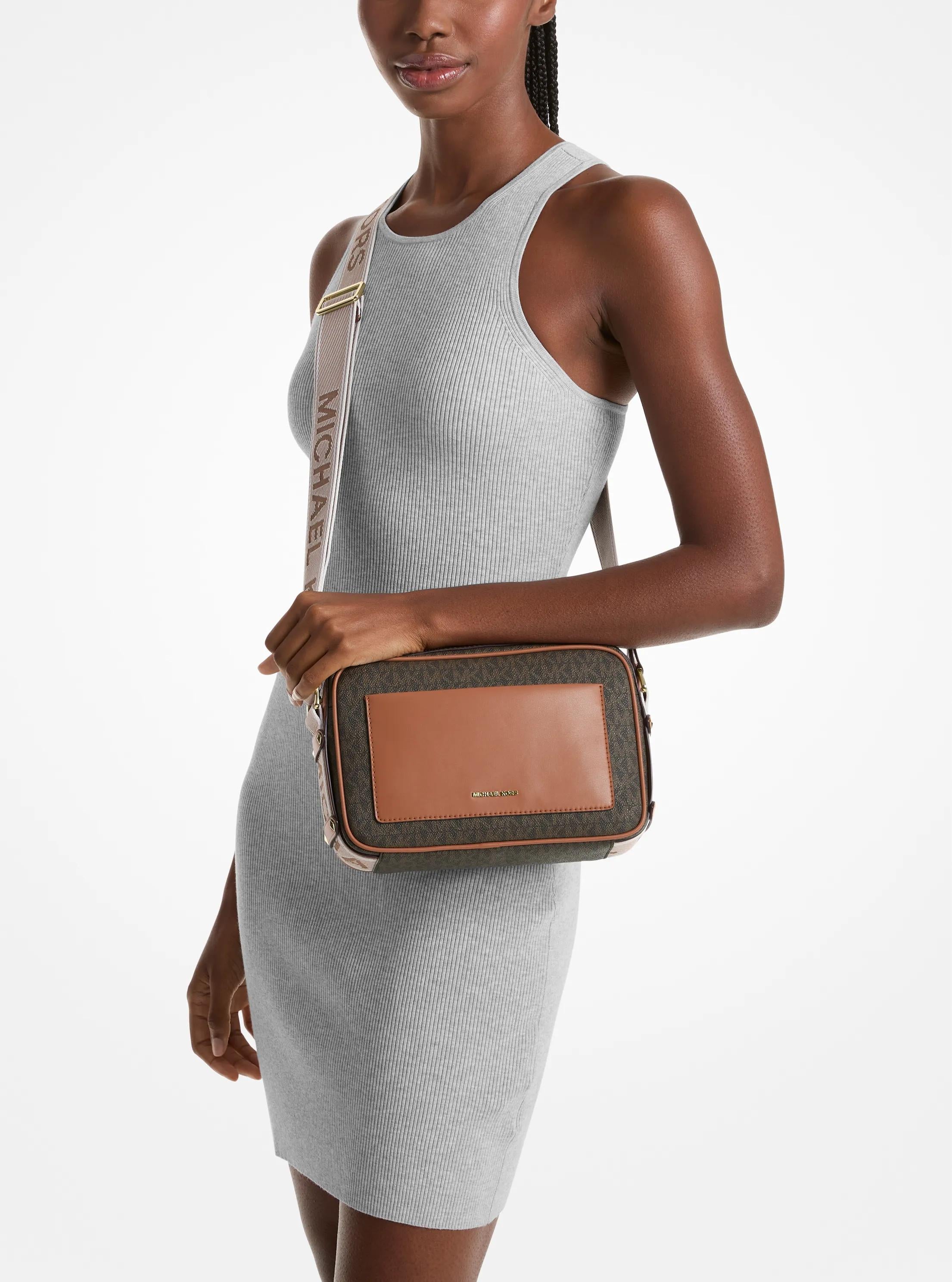 Michael Kors Maeve Large Signature Signature Logo Crossbody Bag Bag