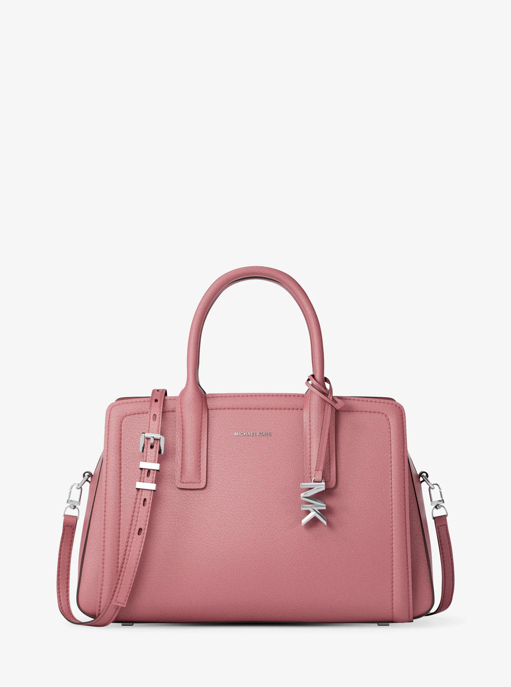 Michael Kors Laila Medium Leather Satchel