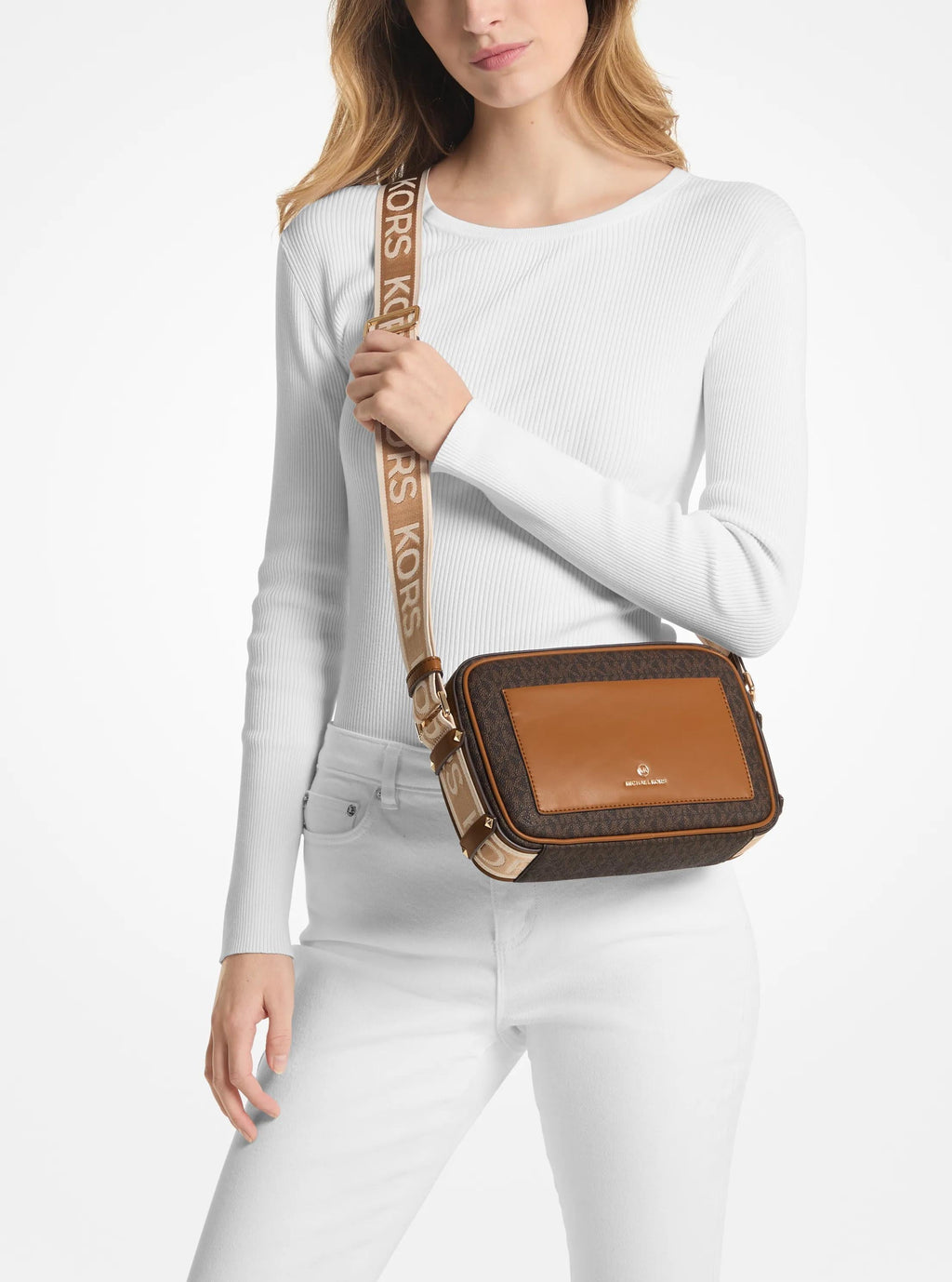 Michael Kors Maeve Large Signature Crossbody Bag Bag