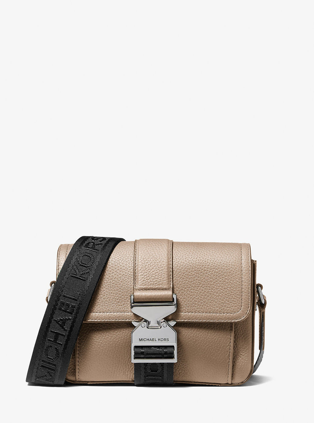Michael Kors Hudson Pebbled Leather Crossbody Bag Bag