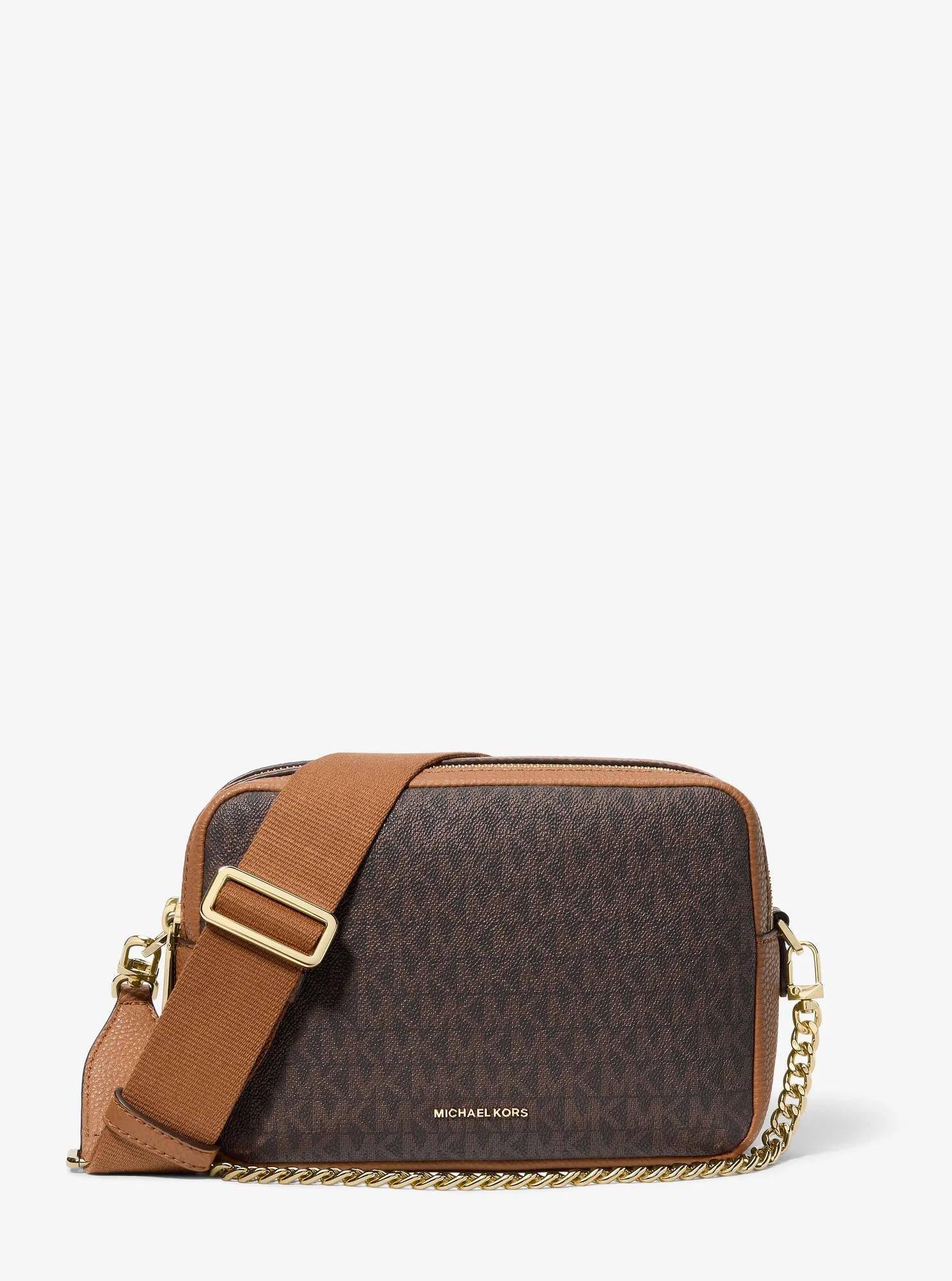 Michael Kors Bryant Medium Signature Signature Logo Camera Crossbody Bag Bag