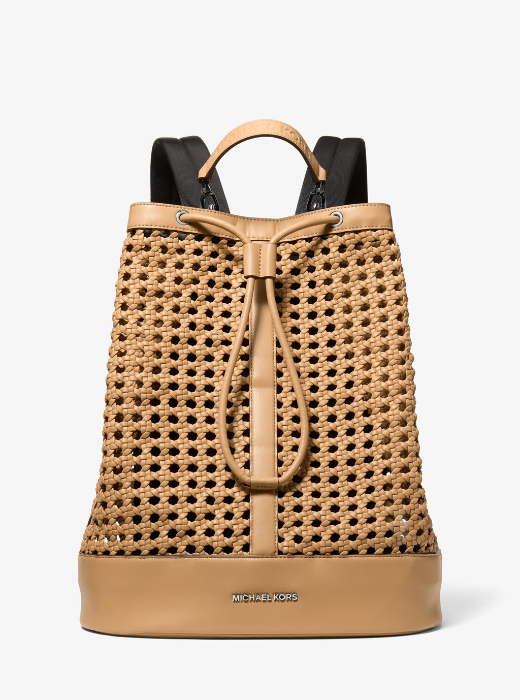 Michael Kors Whitley Medium Hand-Woven Backpack Travel School Bag
