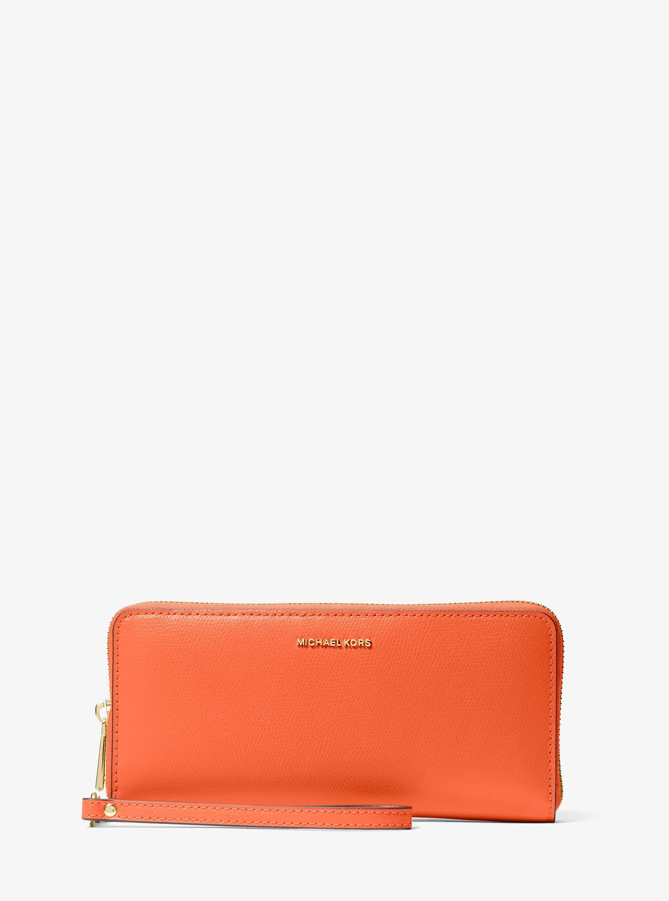 Michael Kors Jet Set Travel Large Leather Continental Wallet