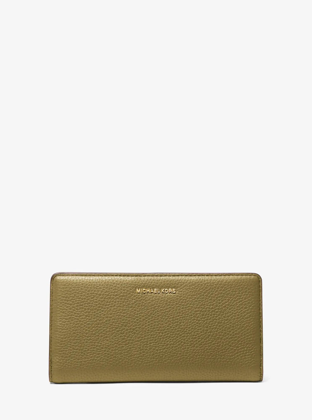 Michael Kors Bryant Large Pebbled Leather Snap-Front Wallet
