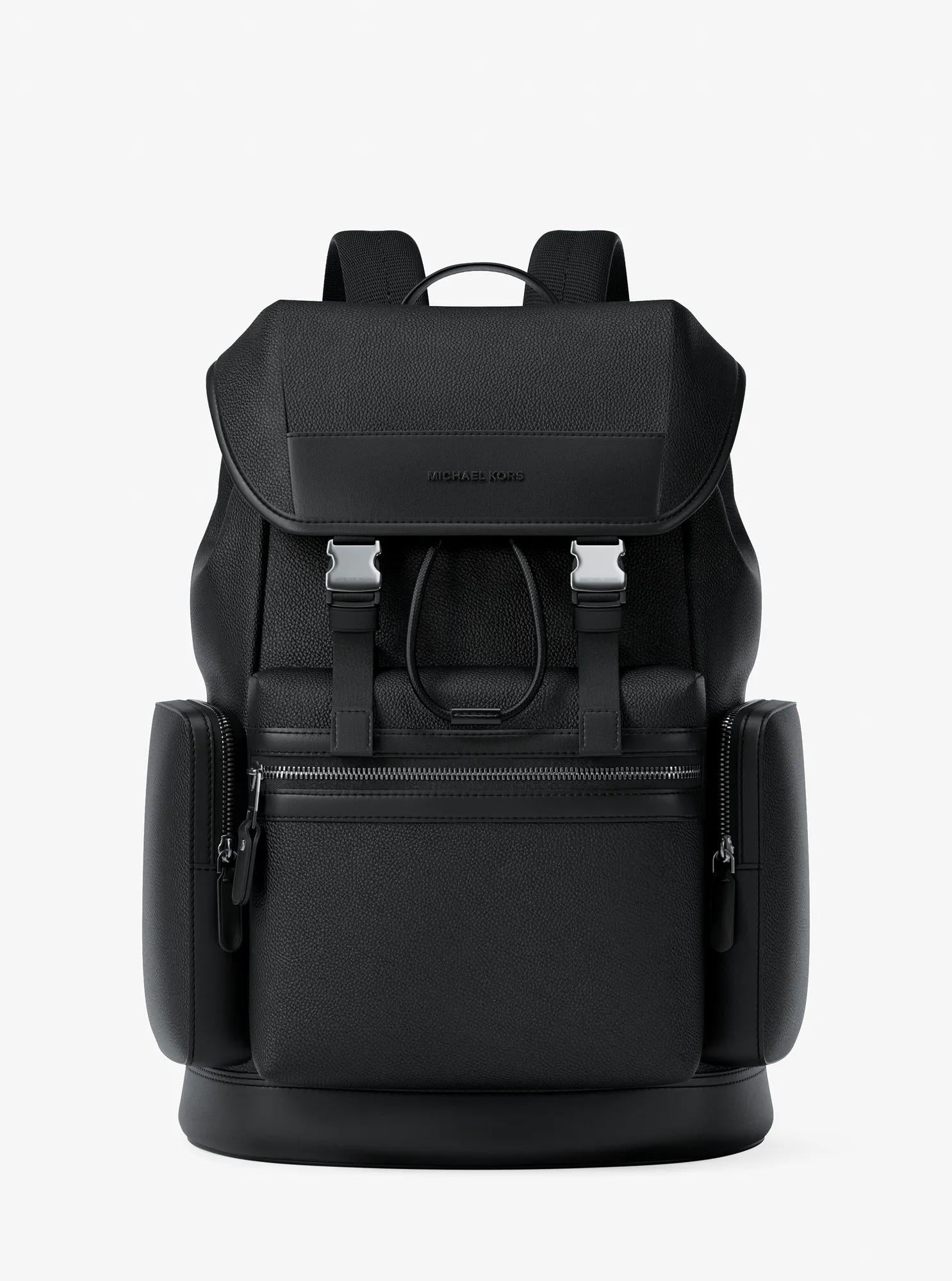 Michael Kors Jet Set Pebbled Leather Backpack Travel School Bag