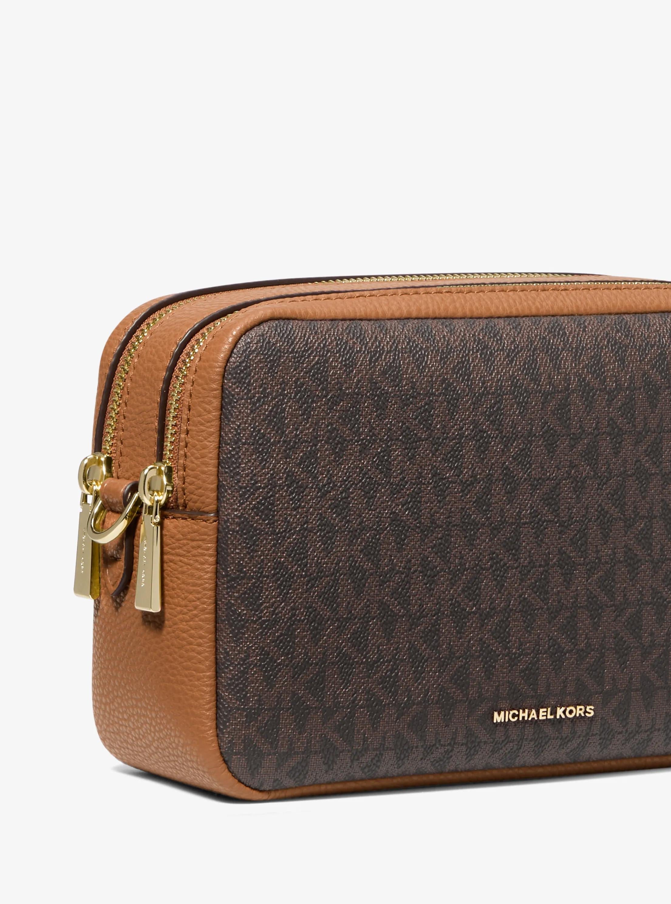 Michael Kors Bryant Medium Signature Signature Logo Camera Crossbody Bag Bag