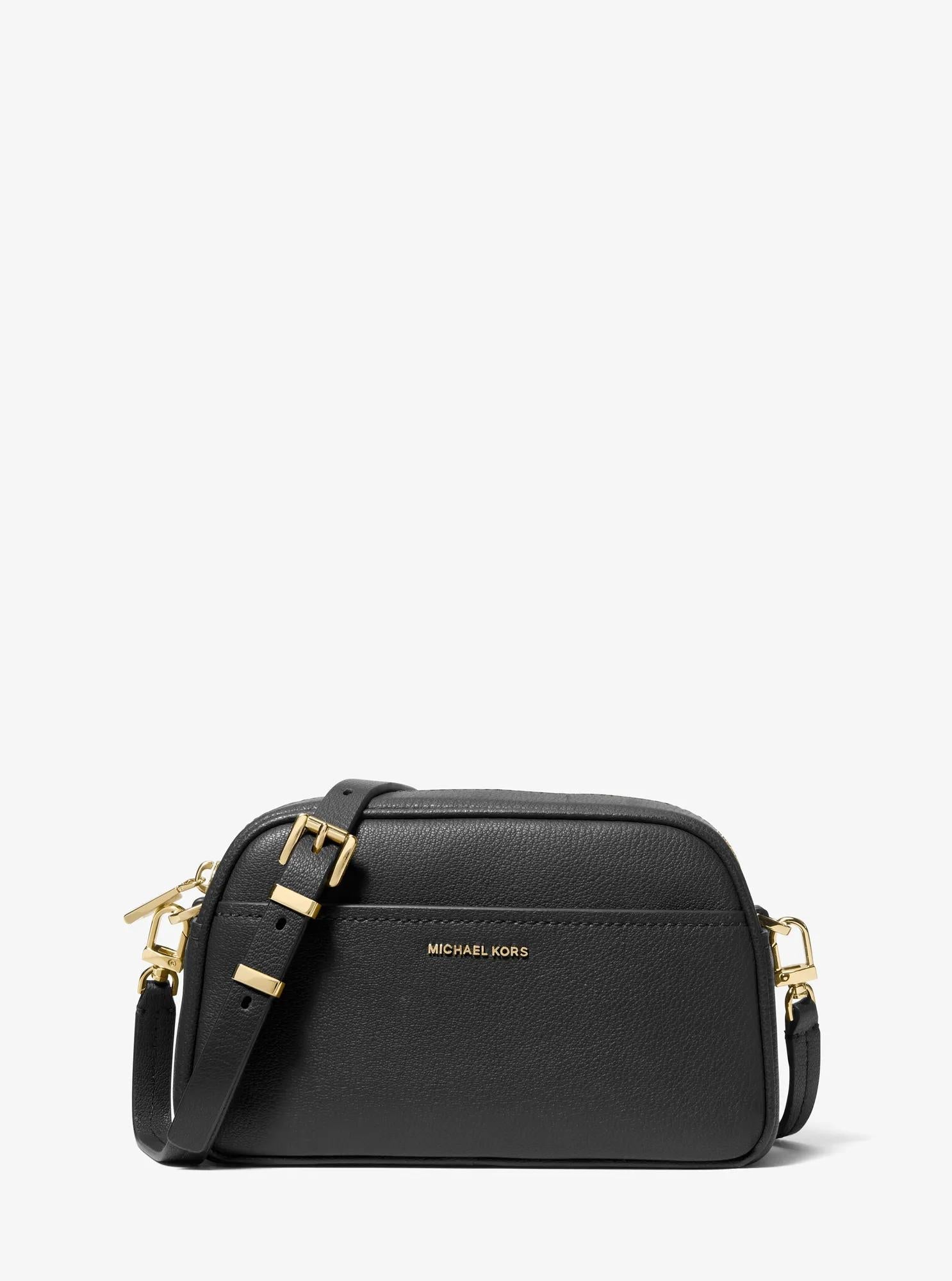 Michael Kors Jet Set Small Leather Camera Crossbody Bag Bag