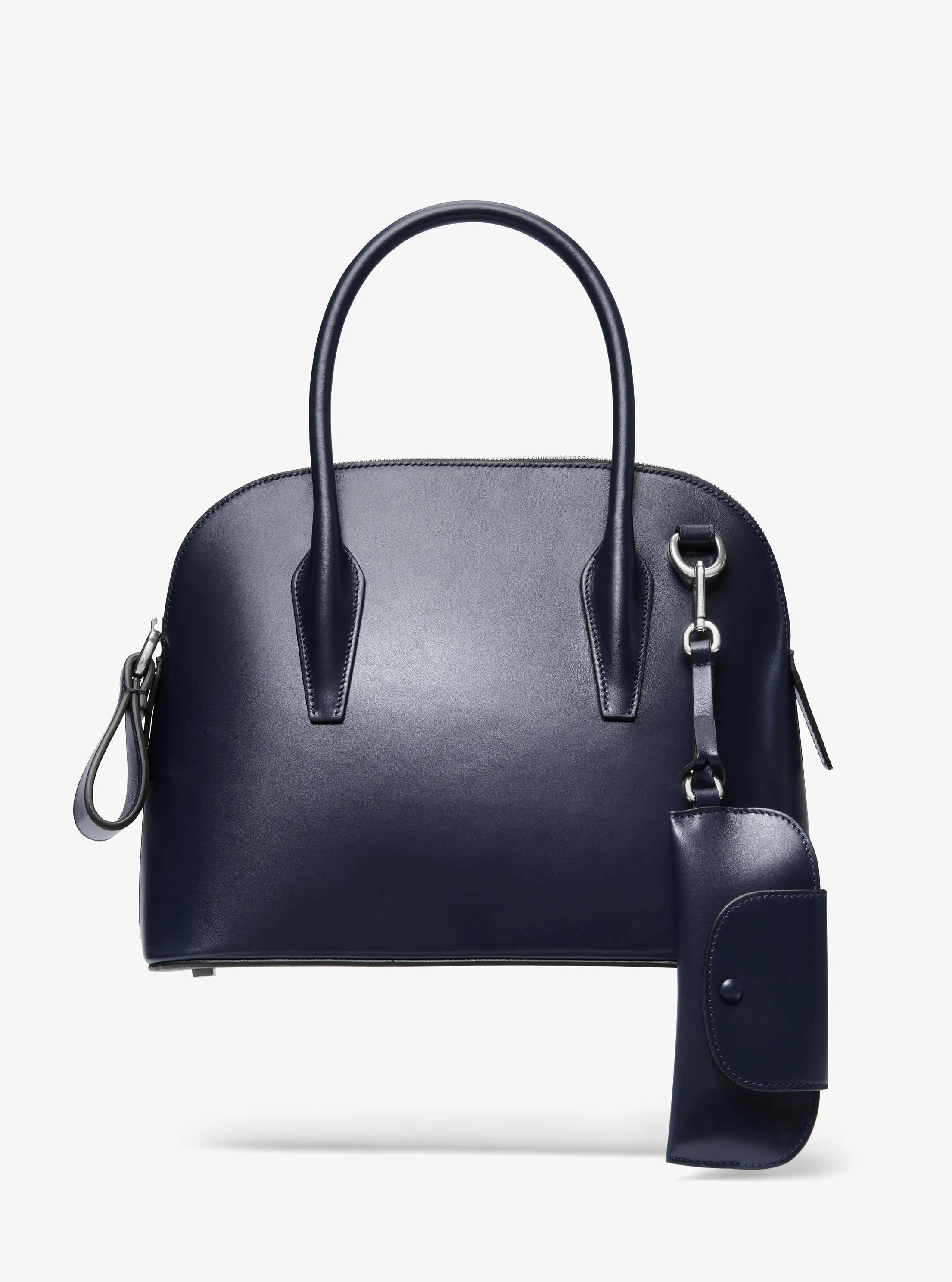 Michael Kors Kaitlin Medium Leather Dome Satchel