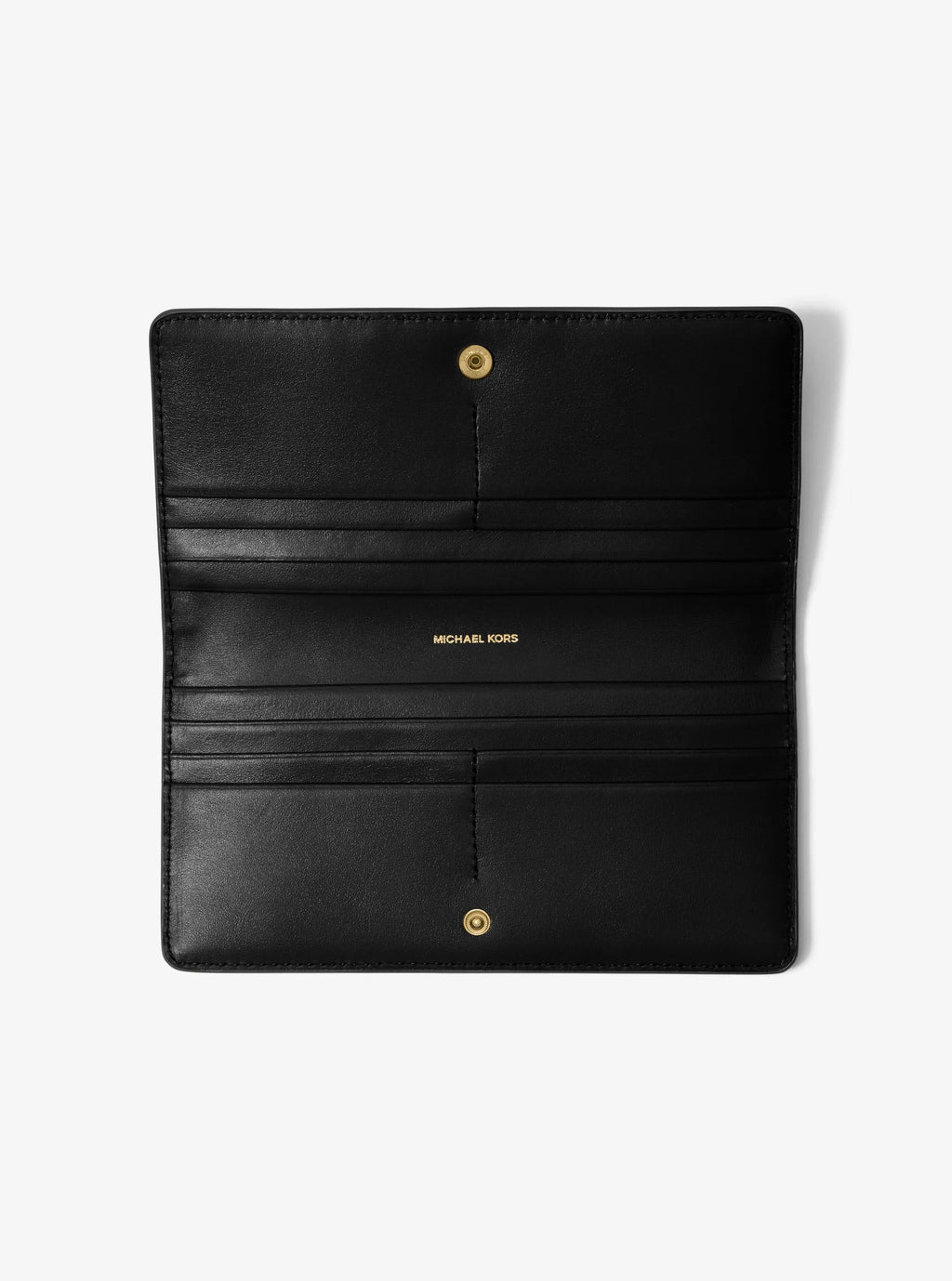 Michael Kors Bryant Large Pebbled Leather Snap-Front Wallet