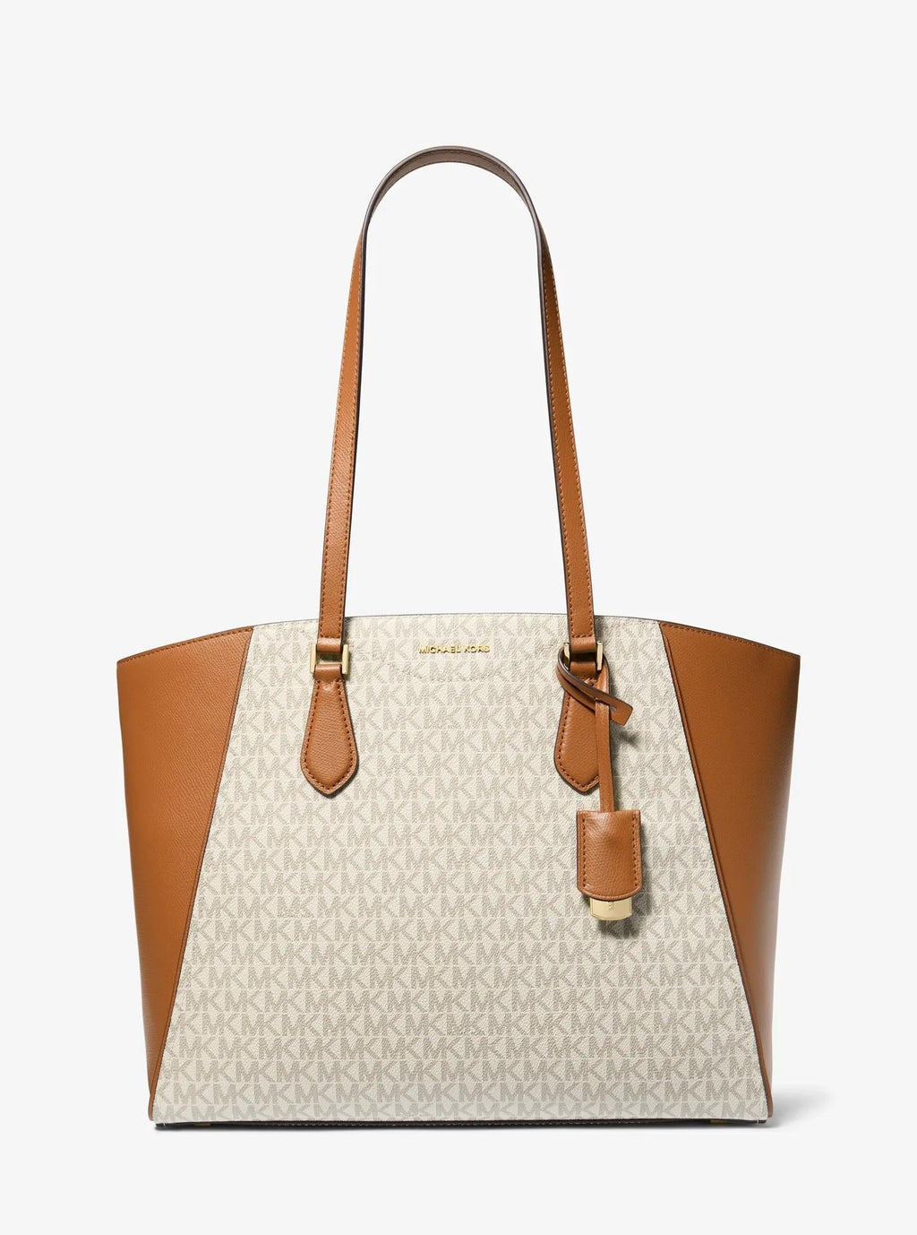 Michael Kors Taryn Large Signature Signature Logo and Leather Tote Bag Work Shoulder Bag