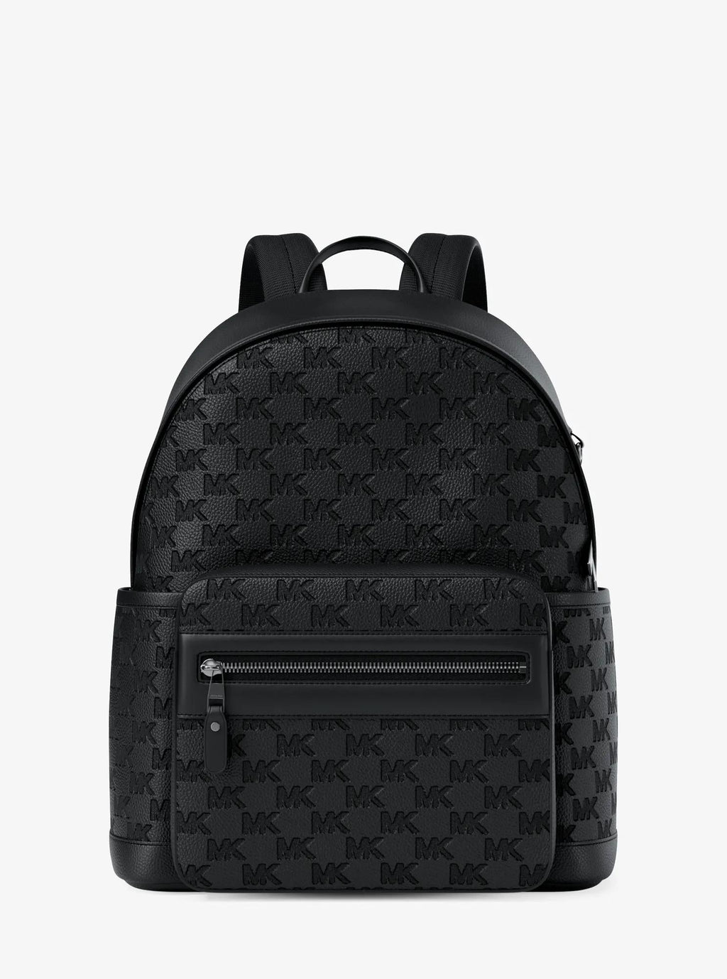 Michael Kors Jet Set Medium Signature Logo Debossed Pebbled Leather Backpack Travel School Bag