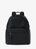 Michael Kors Jet Set Medium Signature Logo Debossed Pebbled Leather Backpack Travel School Bag