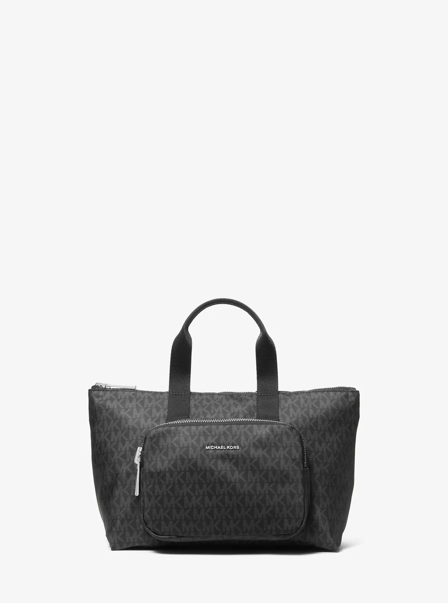 Michael Kors Tanner Small Printed Signature Signature Logo Reversible Packable Tote Bag Work Shoulder Bag
