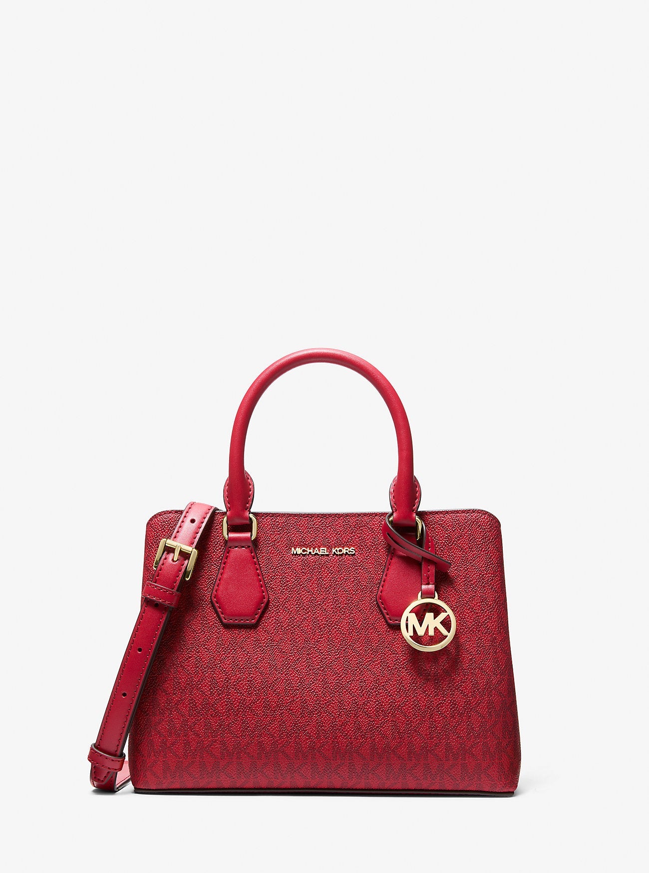 Michael Kors Camille Small Signature Signature Logo Satchel