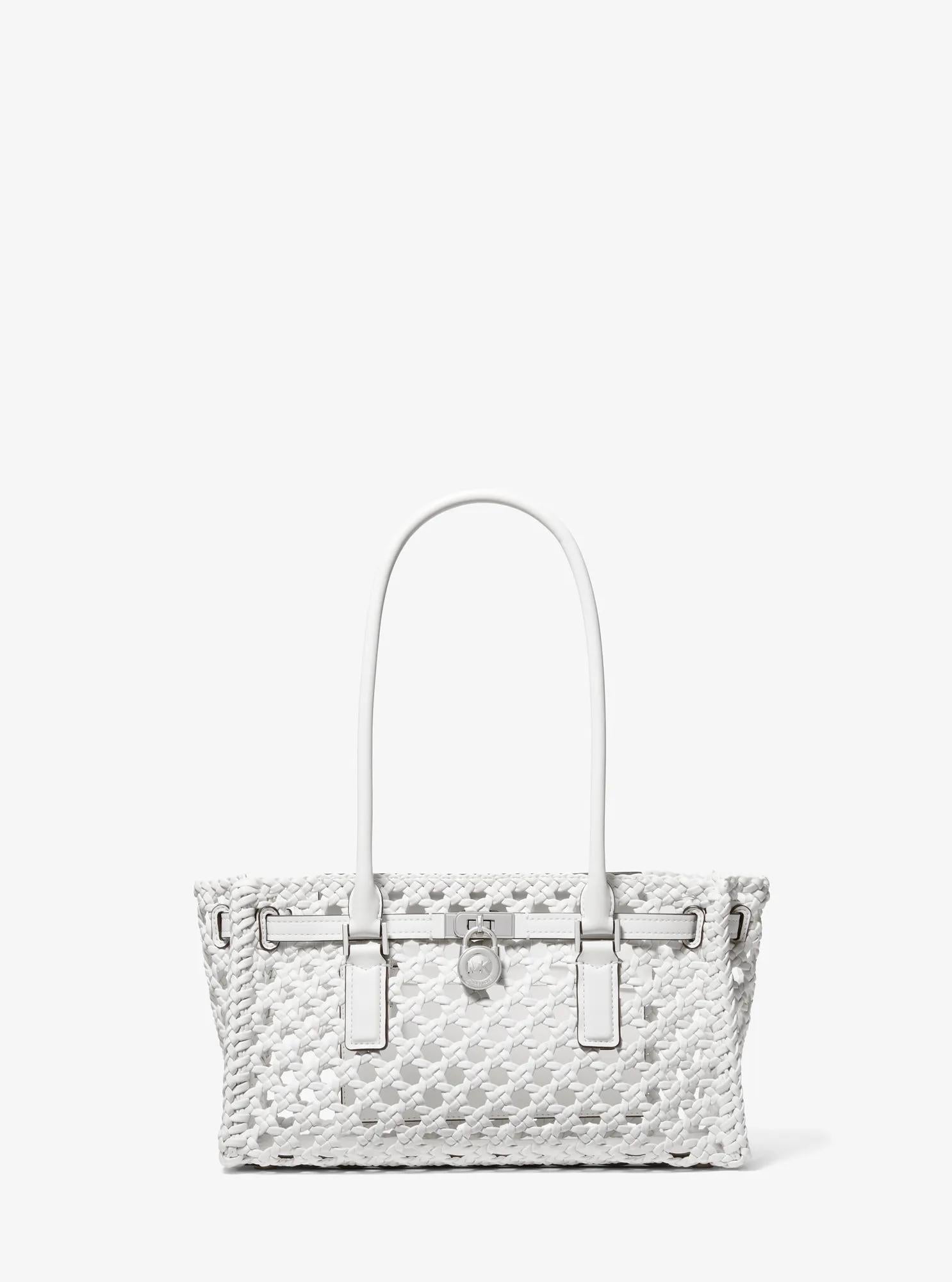 Michael Kors Hamilton Moderne Small Hand-Woven Satchel