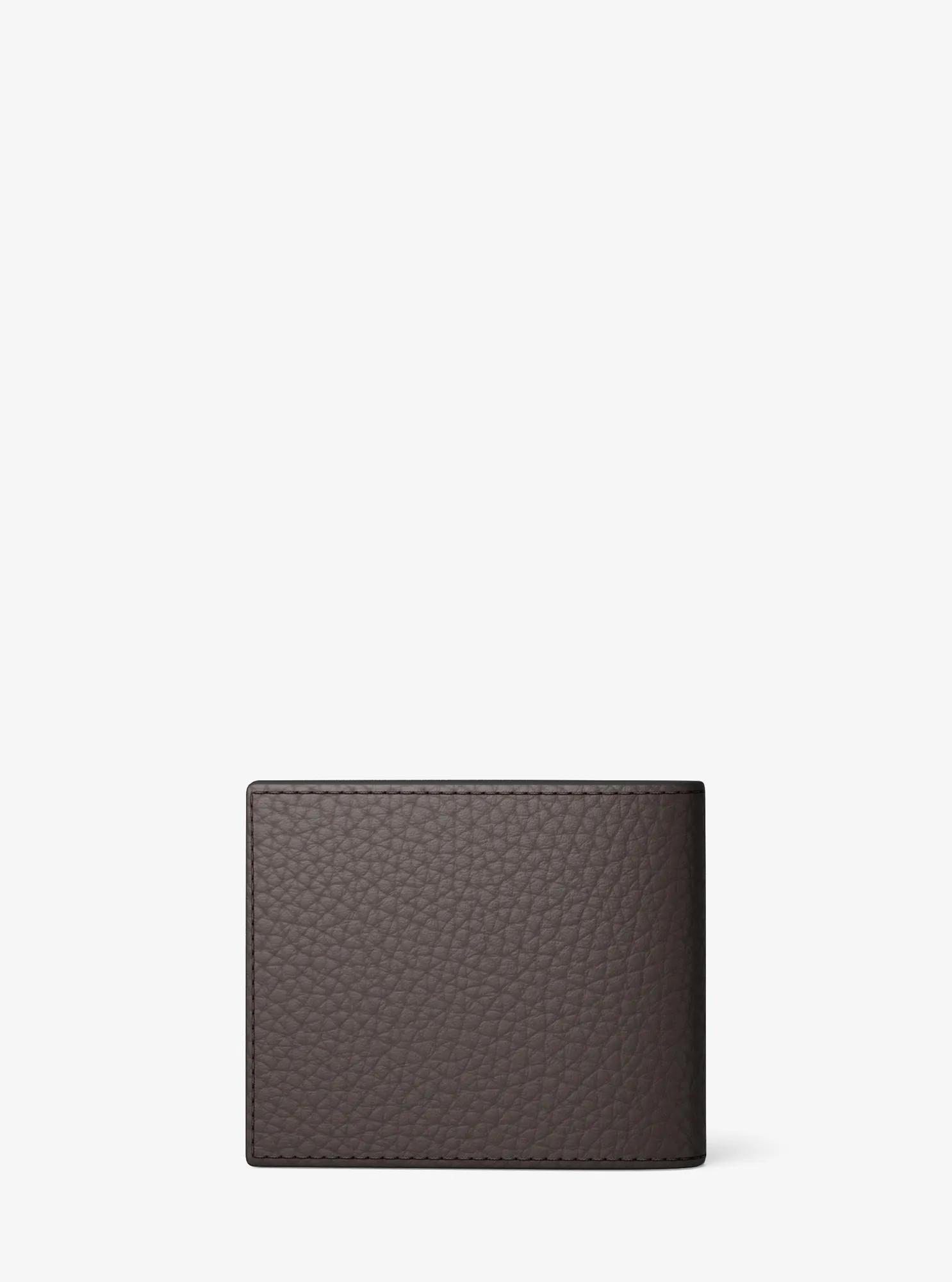 Michael Kors Hudson Pebbled Leather Billfold Wallet