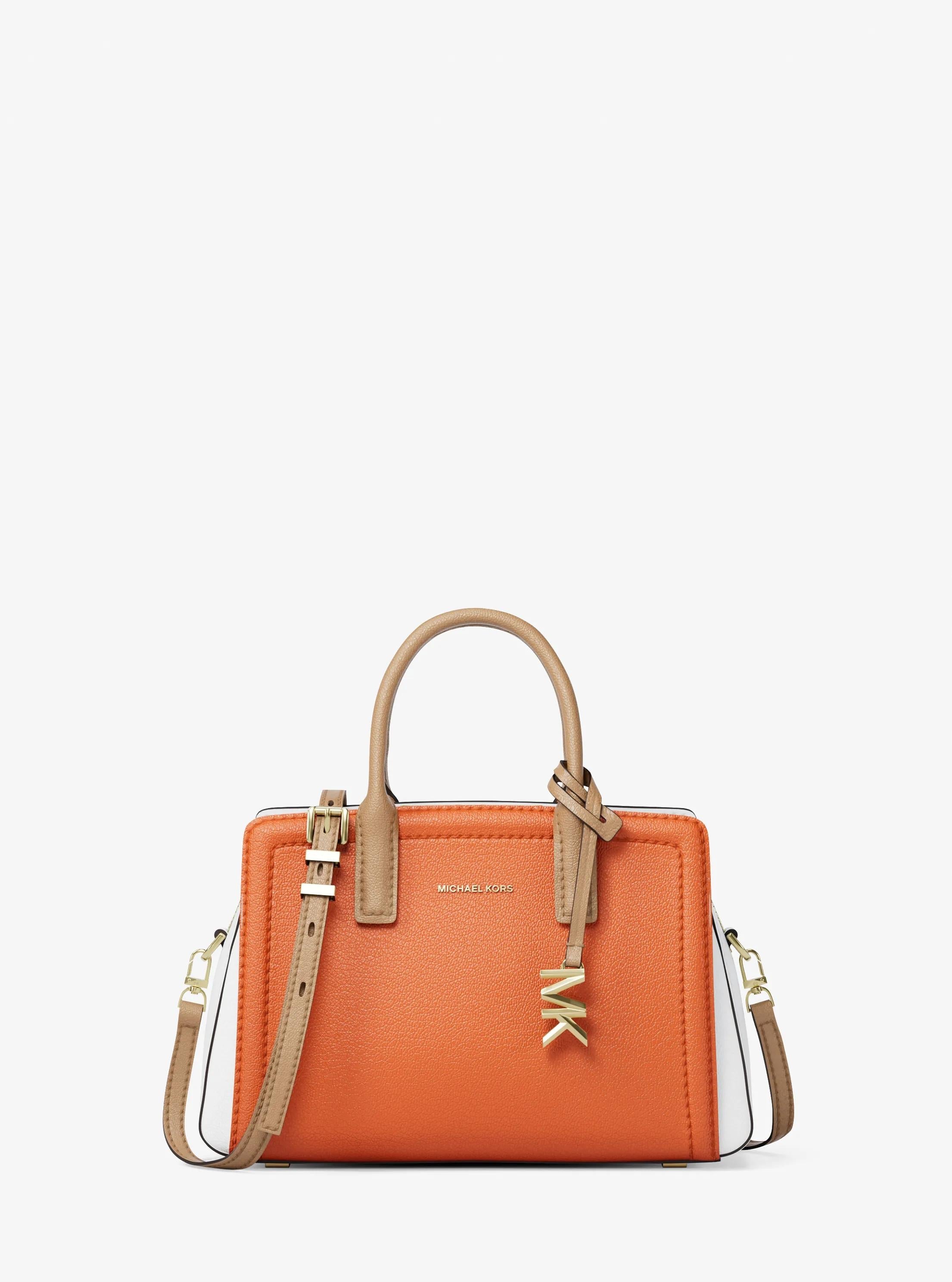 Michael Kors Laila Extra-Small Color-Block Leather Crossbody Bag Bag
