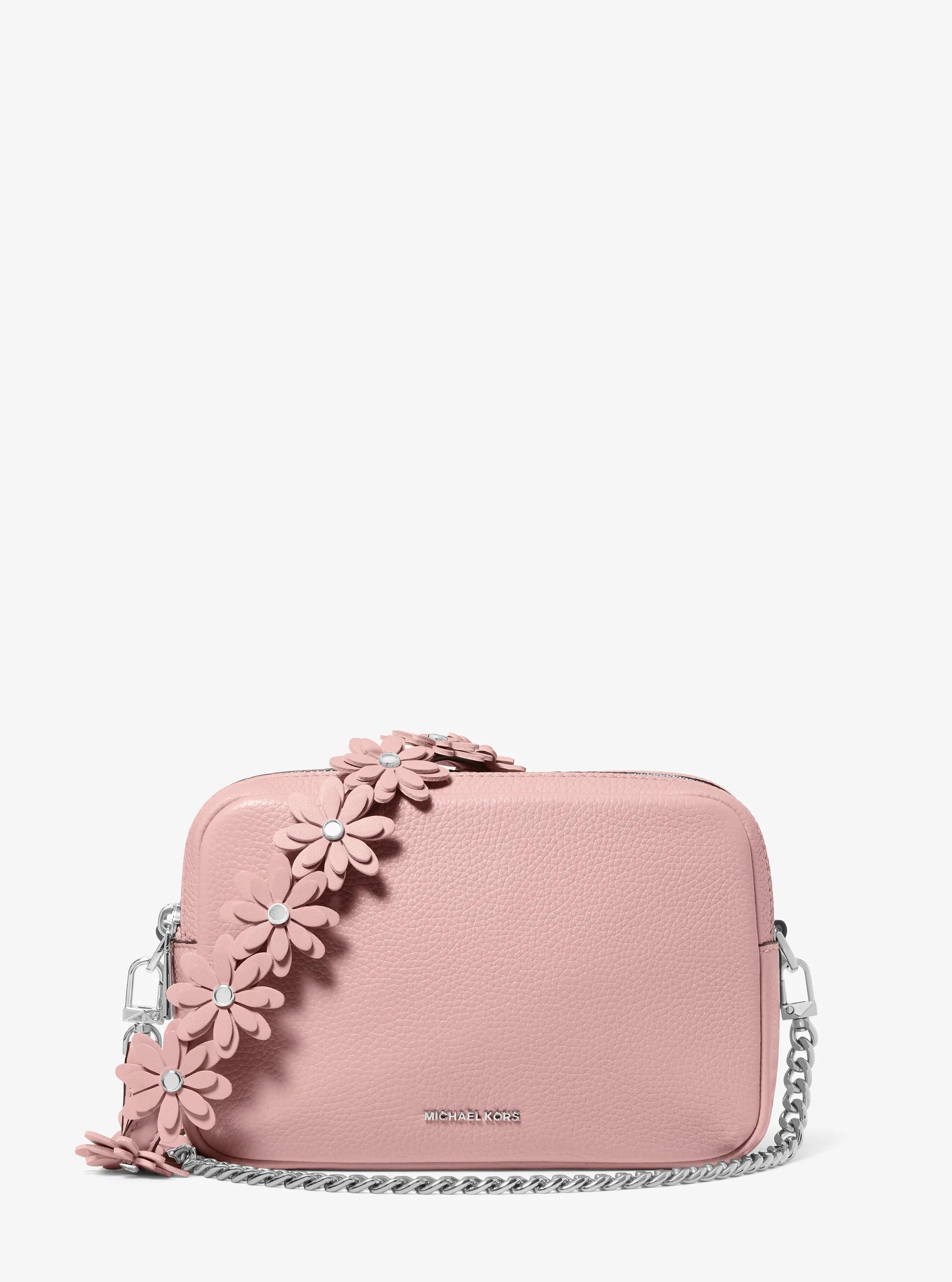 Michael Kors Bryant Medium Pebbled Leather Camera Crossbody Bag Bag