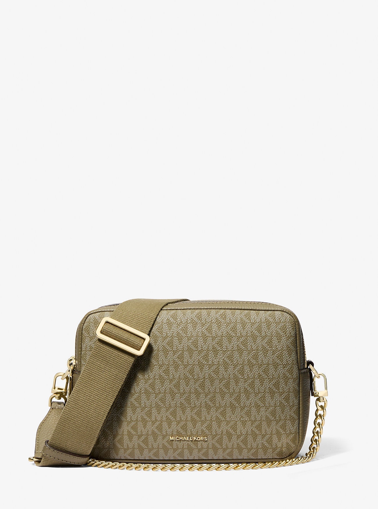 Michael Kors Bryant Medium Signature Signature Logo Camera Crossbody Bag Bag