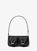 Michael Kors Zoe Small Embellished Suede Pochette