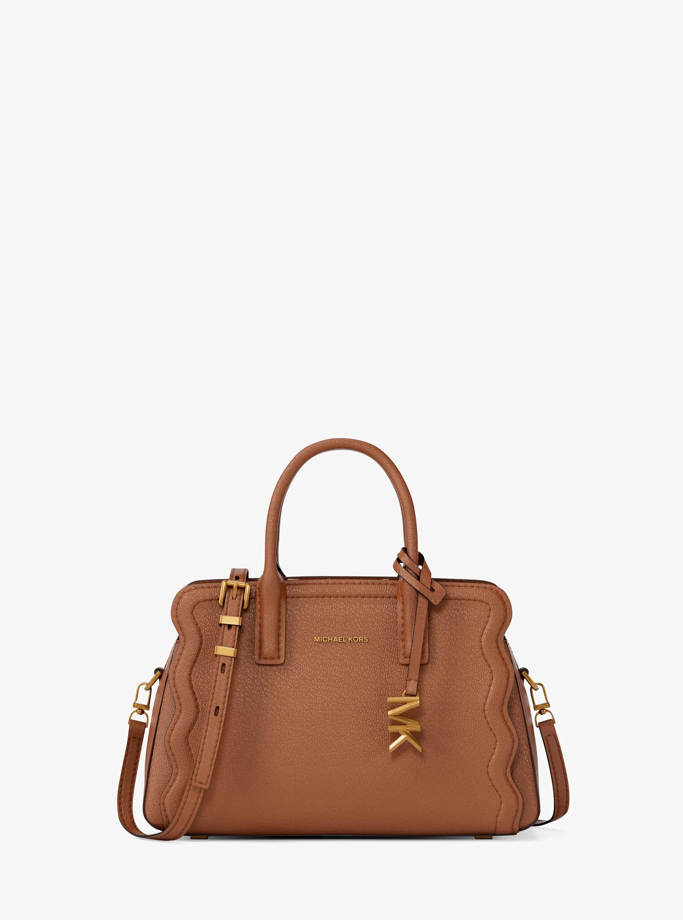 Michael Kors Laila Extra-Small Pebbled Leather Convertible Crossbody Bag Bag