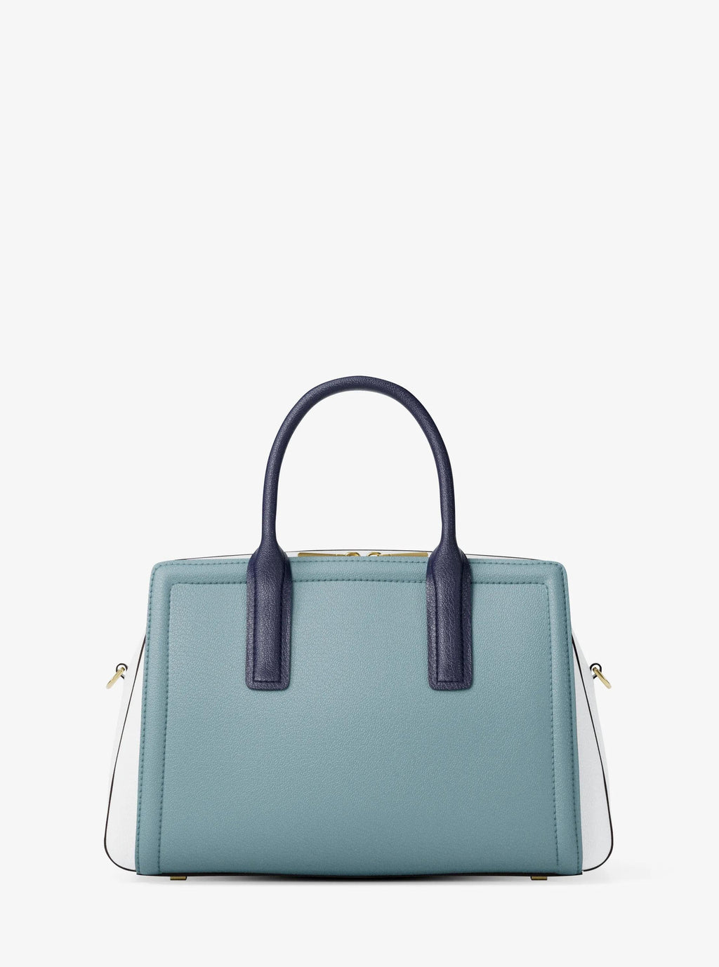 Michael Kors Laila Medium Color-Block Pebbled Leather Satchel