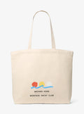Michael Kors x Montauk Yacht Club Cotton Canvas Tote Bag Work Shoulder Bag