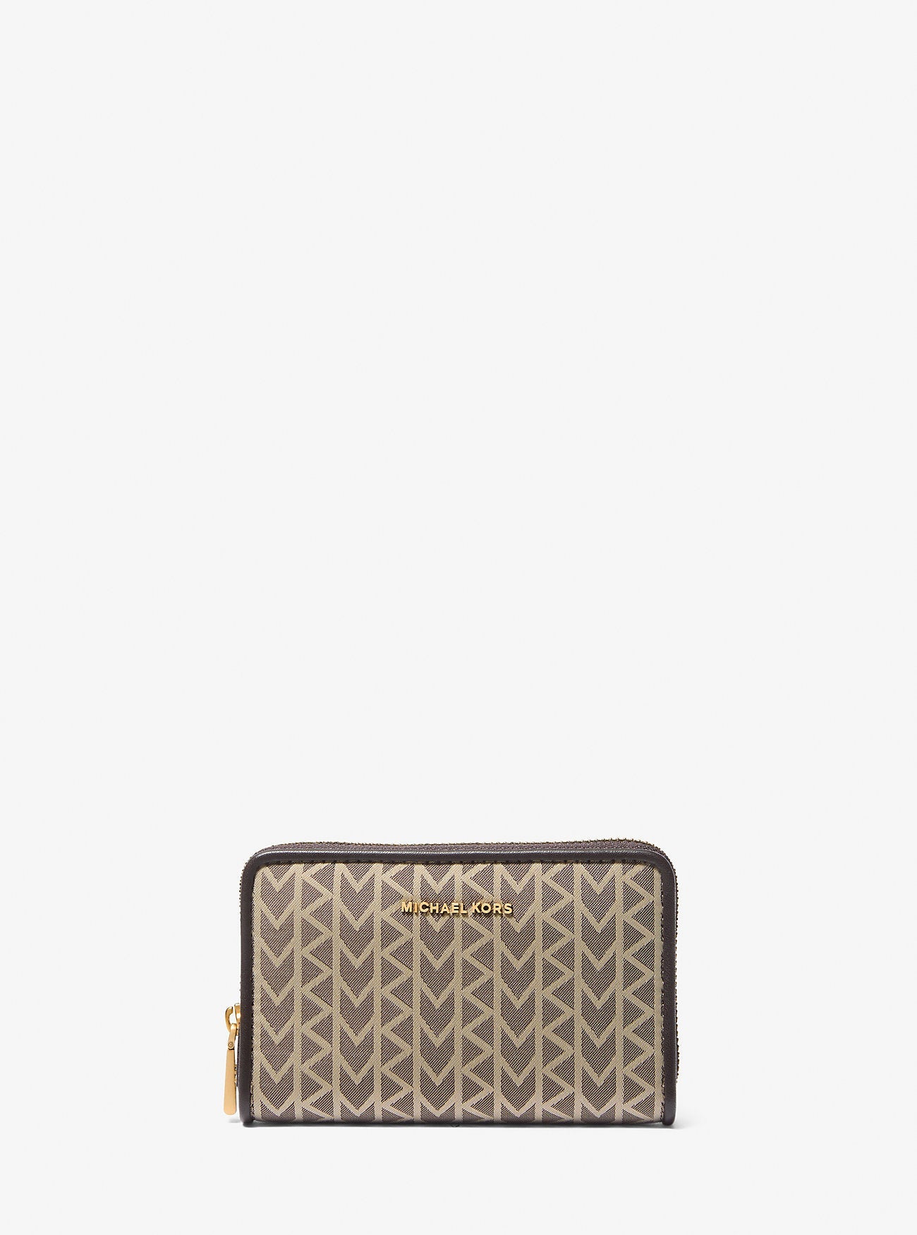 Michael Kors Jet Set Small MK2000 Signature Logo Jacquard Wallet