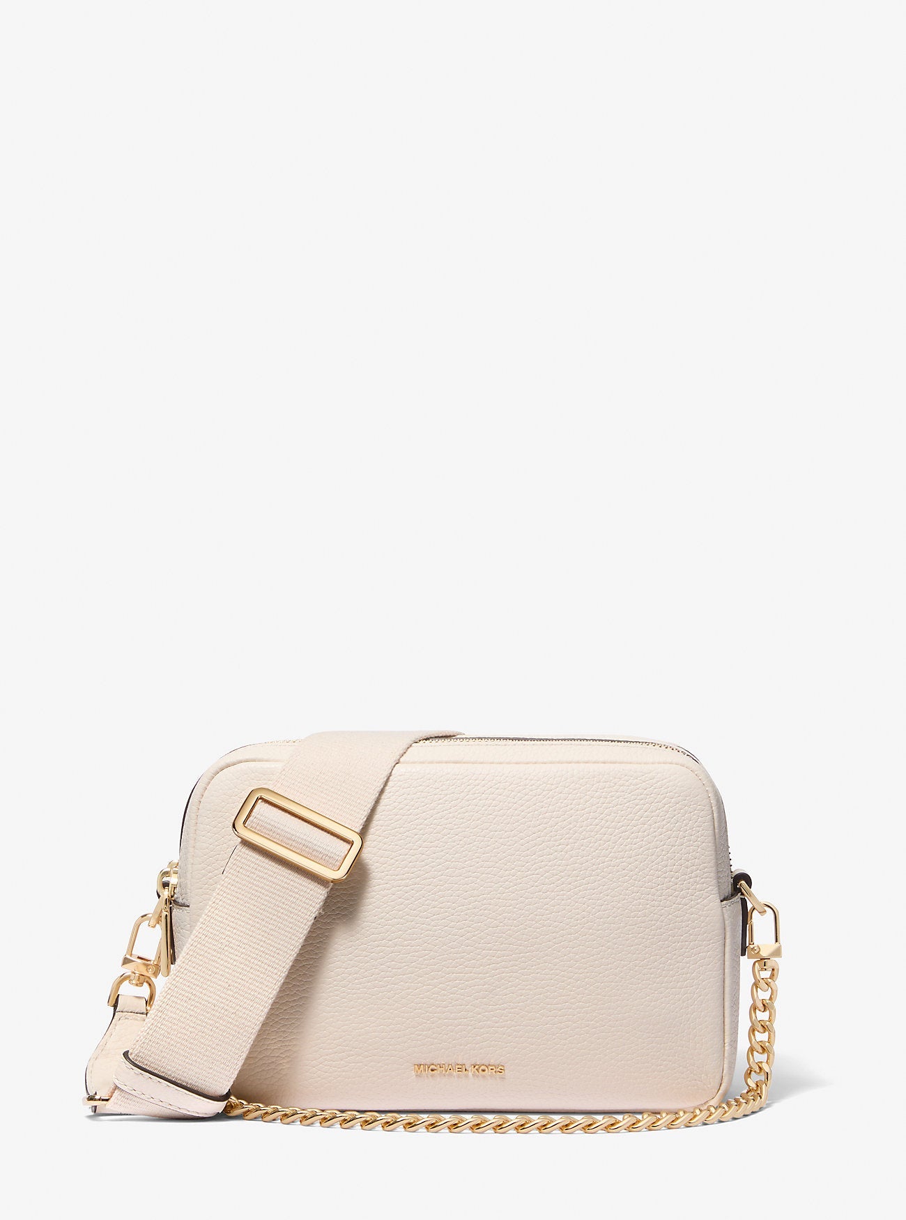 Michael Kors Bryant Medium Pebbled Leather Camera Crossbody Bag Bag