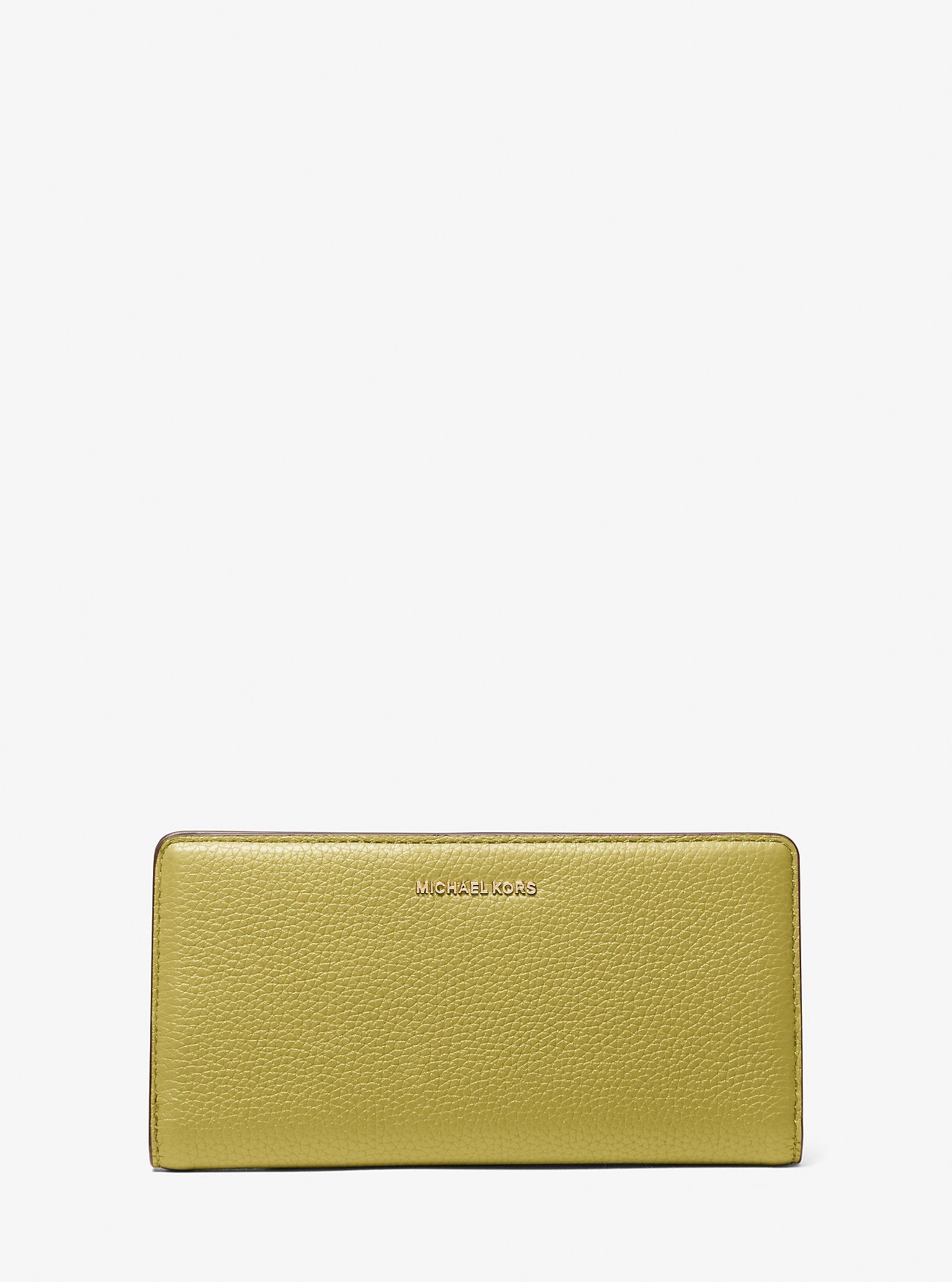 Michael Kors Bryant Large Pebbled Leather Snap-Front Wallet