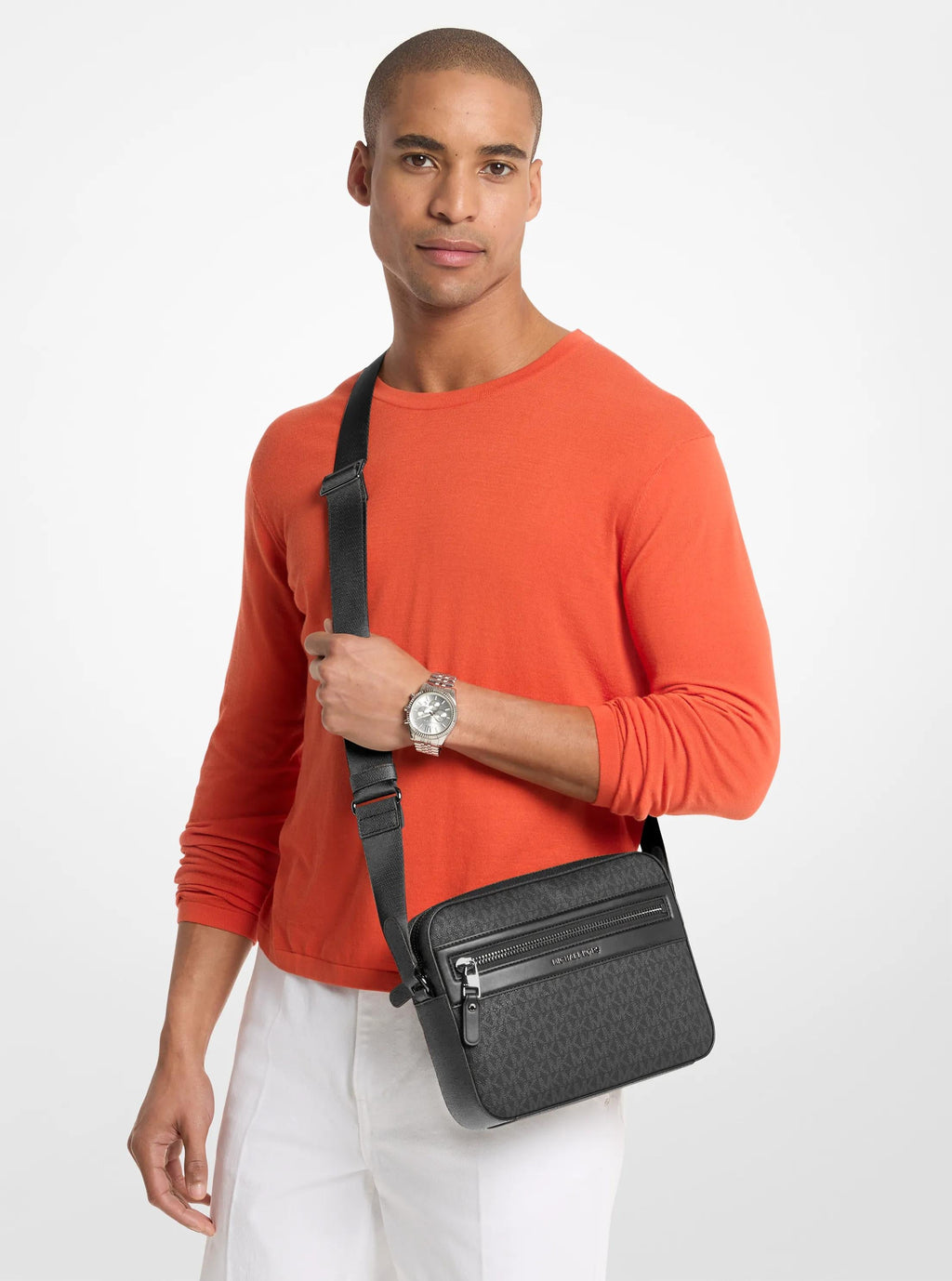 Michael Kors Jet Set Signature Signature Logo Crossbody Bag Bag