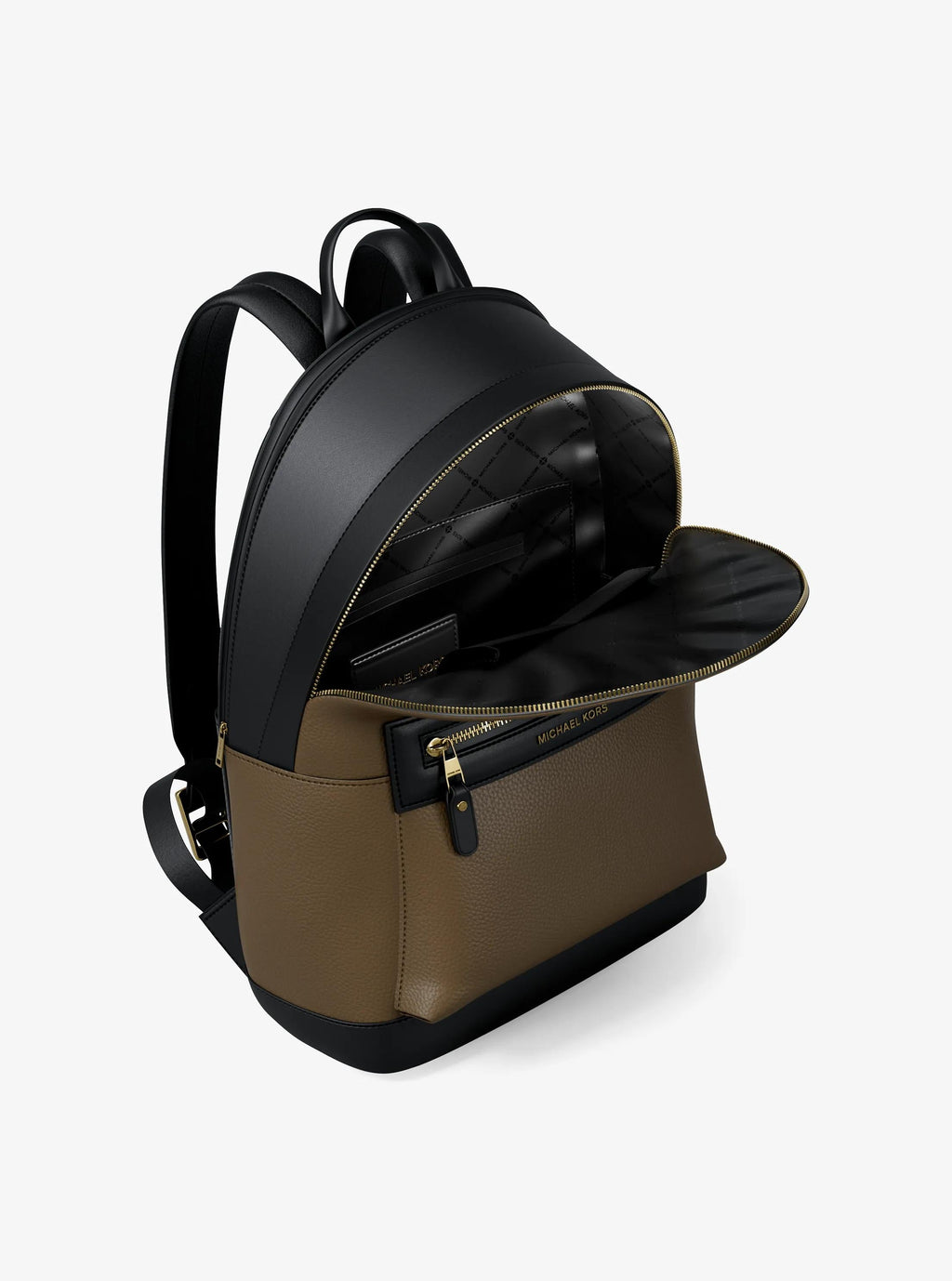 Michael Kors Jet Set Pebbled Leather Backpack Travel School Bag