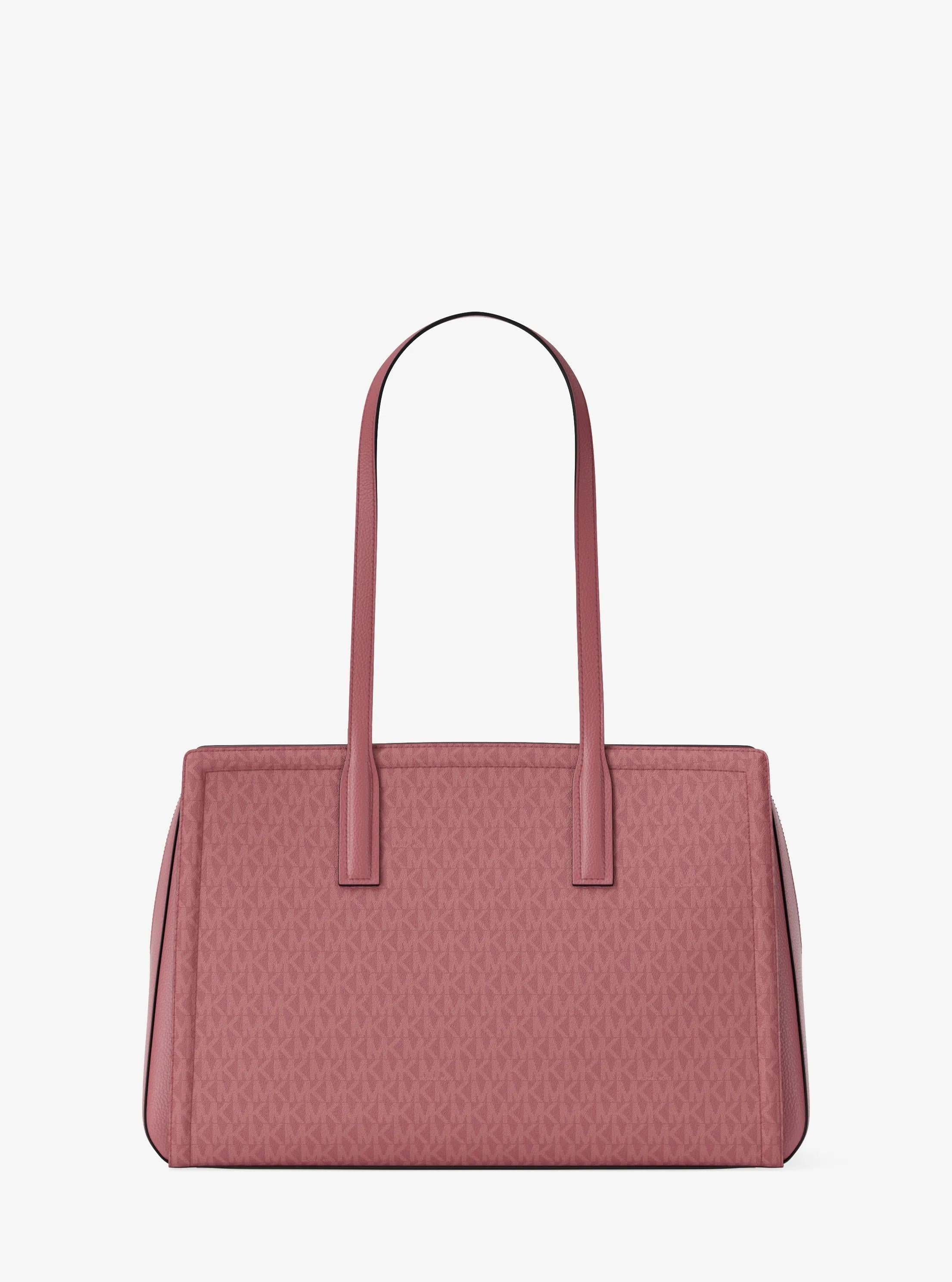 Michael Kors Laila Medium Signature Signature Logo Tote Bag Work Shoulder Bag