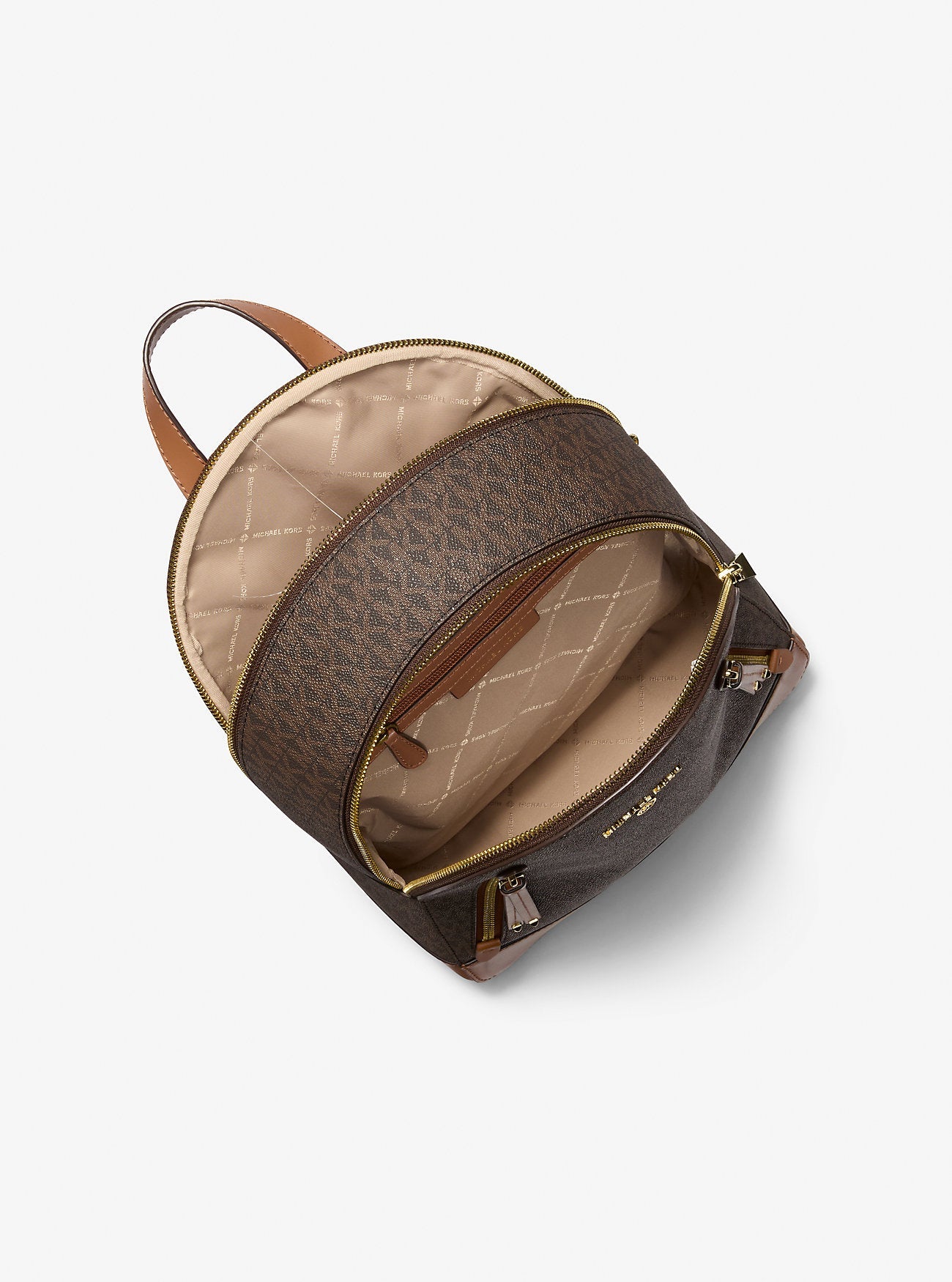 Michael Kors Brooklyn Medium Signature Logo Backpack Travel School Bag